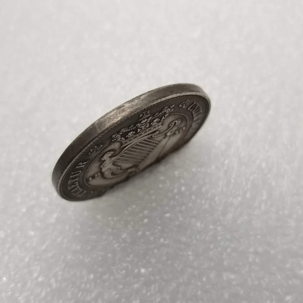 1830 Wielka Brytania Old Coin - brytyjska korona George IV walijskie stare monety - pamiątkowe monety niklowe - rzeźbiona sztuka dla przyjaciół + torba na prezent KaiKBax ulubiony prezent
