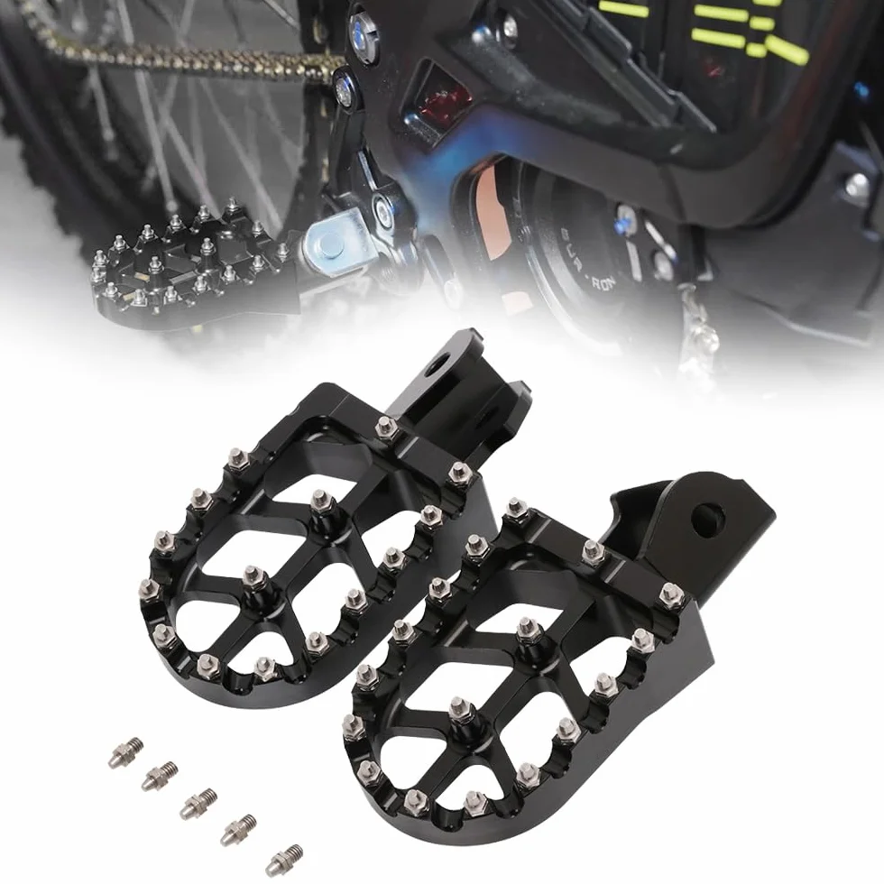 Podnóżek motocyklowy szeroki ze stopu aluminium CNC Ron Light Bee S/X X160 X260 CRF150F CRF230F czarny