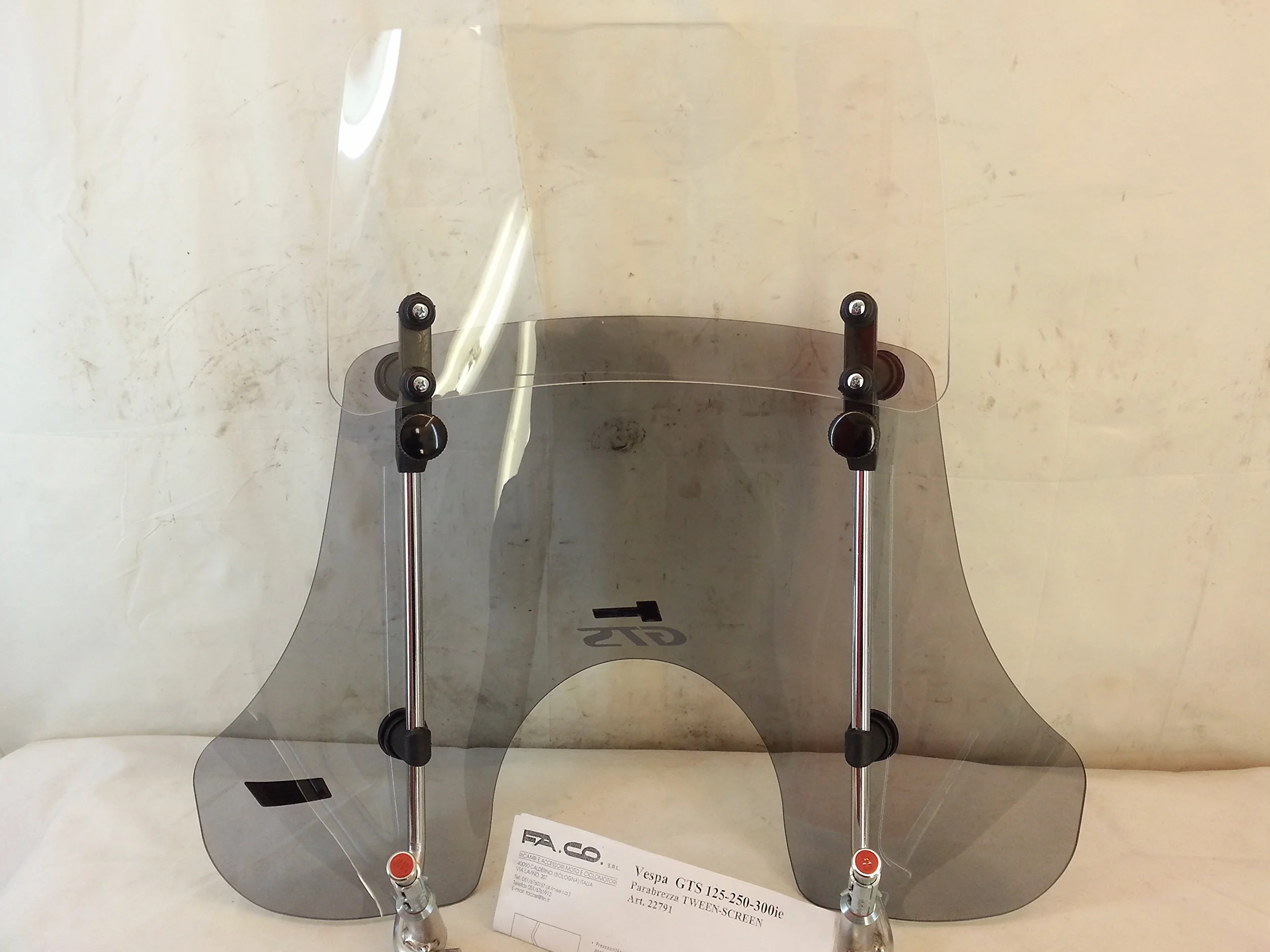 Szyba przednia VESPA GTS 125 ie 250ie 300ie twin-scree