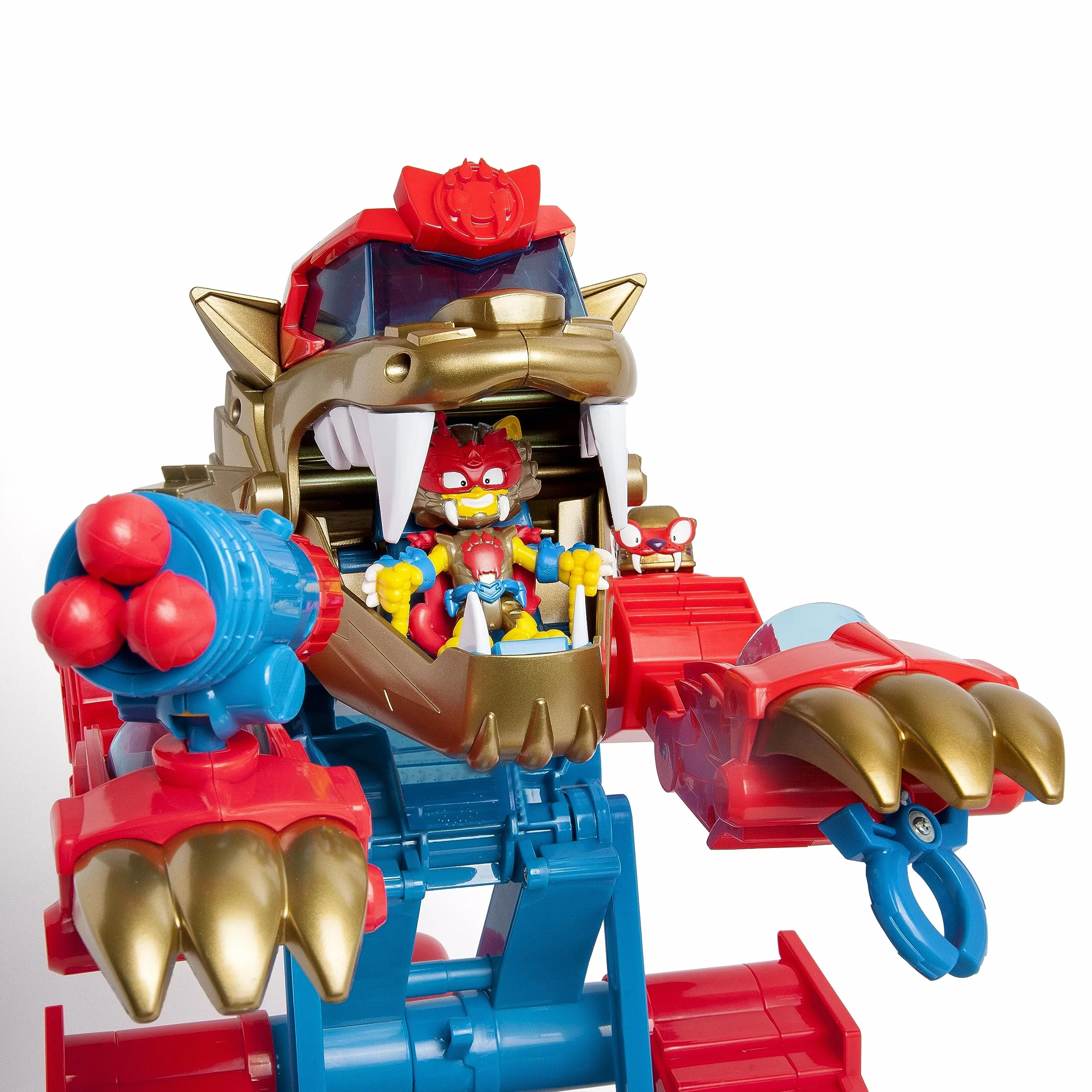 SUPERTHINGS – Transformable Robot Tiger. Robot przekształca się w pojazd. Zawiera ekskluzywne 1 Wild Kid i 1 Wild SuperThing.