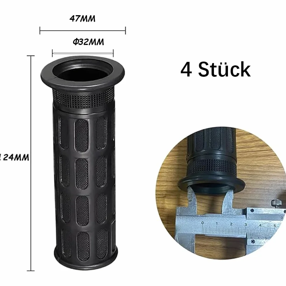Uchwyty do taczki, uchwyty do taczki, 4 sztuki, uchwyty taczki 32 mm, do roweru, wózka inwalidzkiego, motocykla
