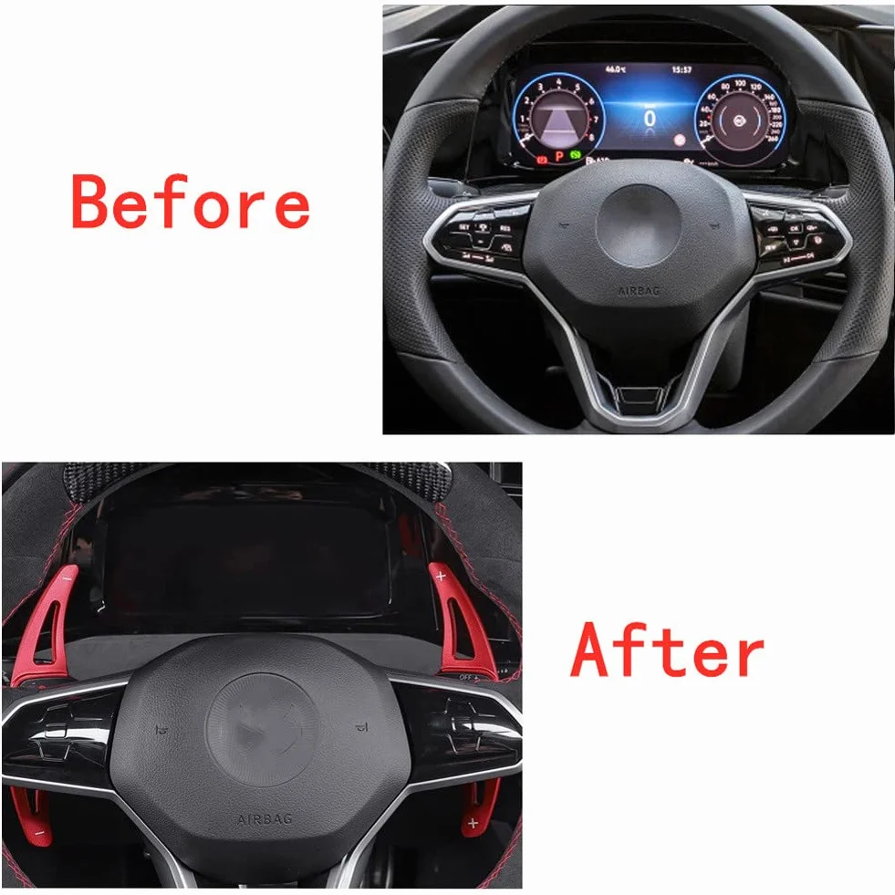 Shift Paddle Shifter ze stopu aluminium dla Golf 7 MK7 TSI Golf 8 MK8 TSI MK6 Touareg TSI