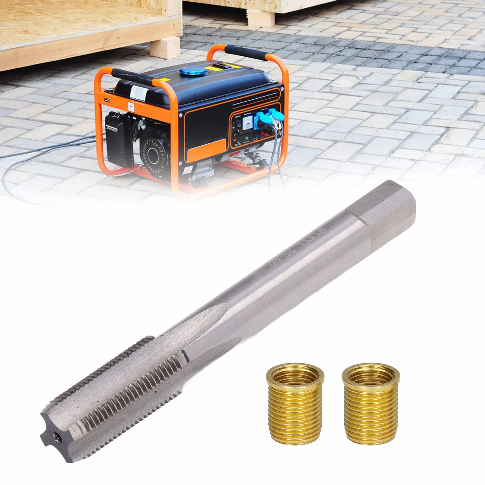 Zestaw Naprawczy do Świec Zapłonowych M14x1,25 M12x1,25 Metalowy Rozwiertak do Gwintów