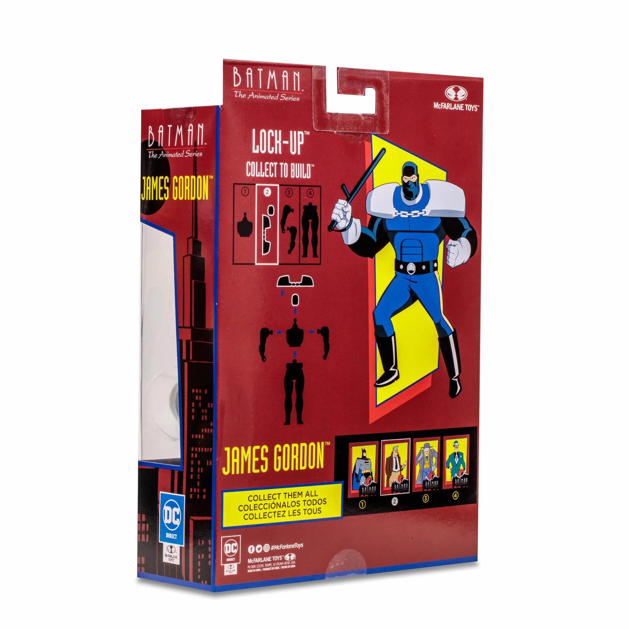 DC Direct - Batman: The Animed Series Commissioner Gordon 15.2 cm figurka - Build-A Wave 2