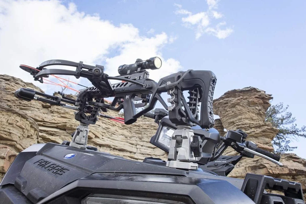 Rhino Grip® Pro - Polaris Sportsman and RZR, Pair - Heavy-Duty Carriers for Shovels, Guns, Bows, Augers, etc - Polaris Lock & Ride