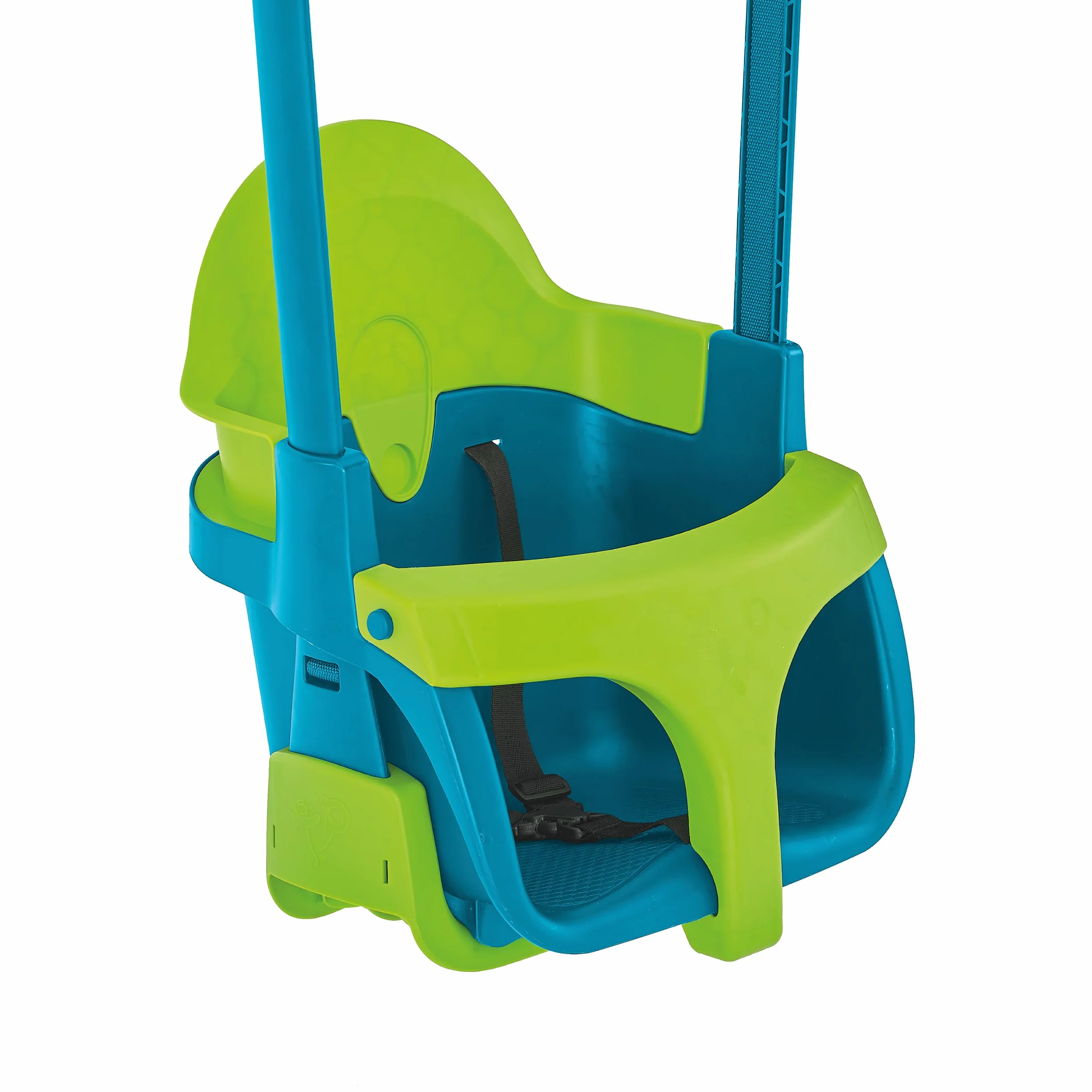 TP Toys TP900 miesięcy 4 w 1 regulowany fotel bujany dla dzieci od 6 moli do dzieci 8 lat, zielono-niebieski, rozmiar uniwersalny