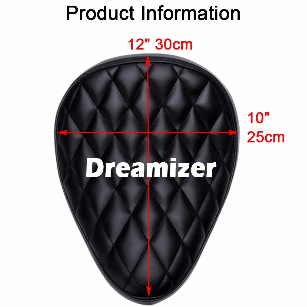 DREAMIZER Fotel motocyklowy solo ze wspornikiem sprężynowym zamiennik Sportster Forty-Eight 48 XL883 1200