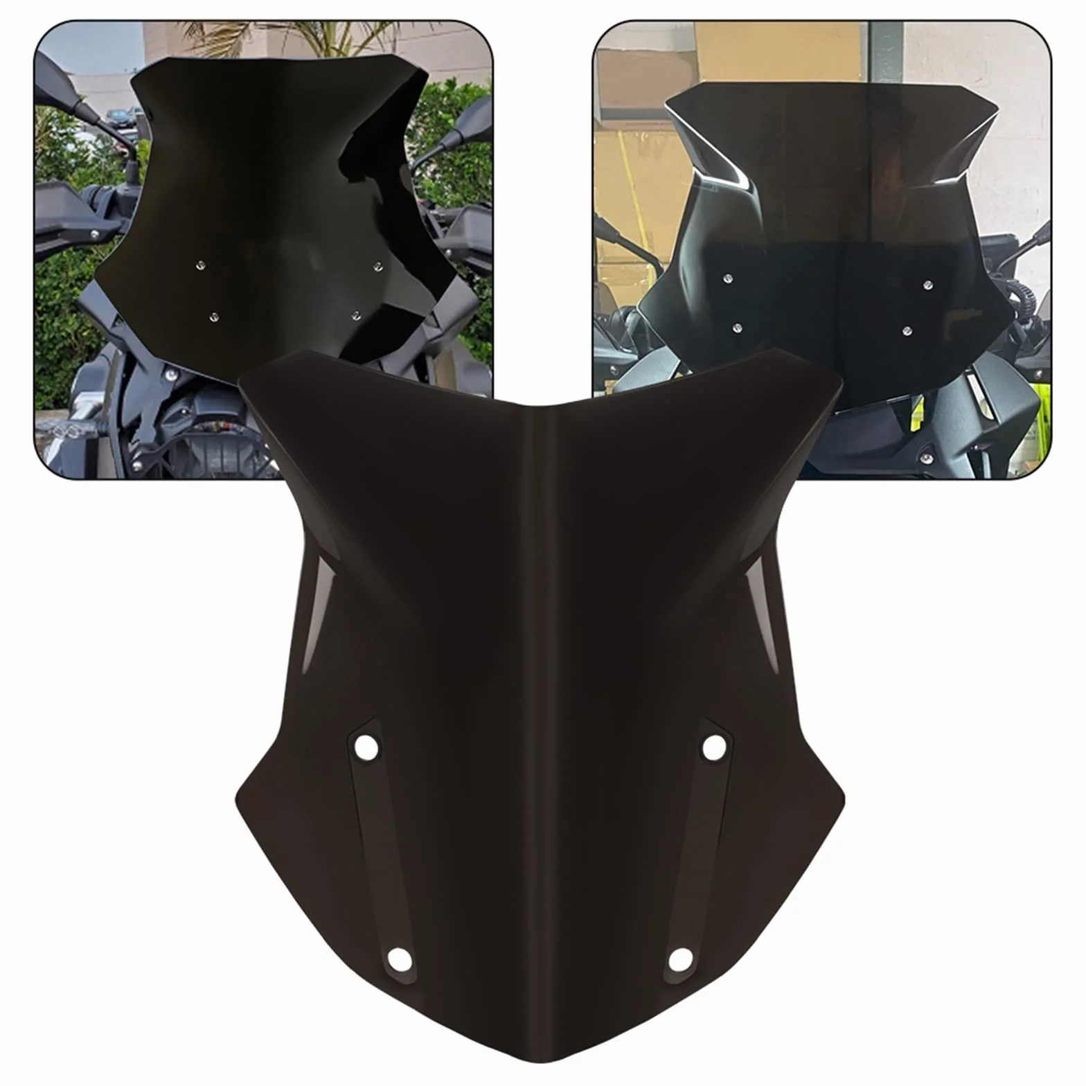 Szyba motocyklowa przednia do BMW R1200GS R1250GS LC Adventure Czarna