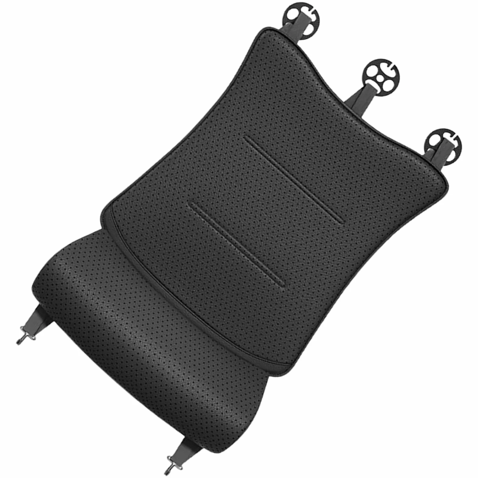 Poduszka do fotelika samochodowego z przedłużaczem stojakiem nóg ergonomiczna