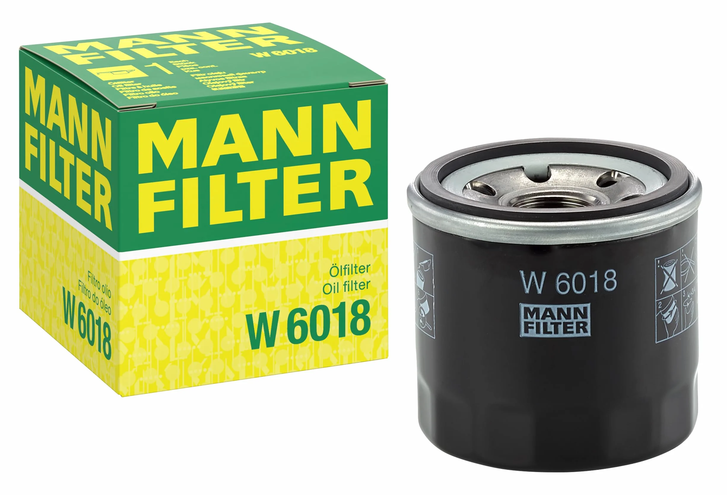 MANN-FILTER W 6018 Filtr olejowy - do Samochody osobowe + dostawcze