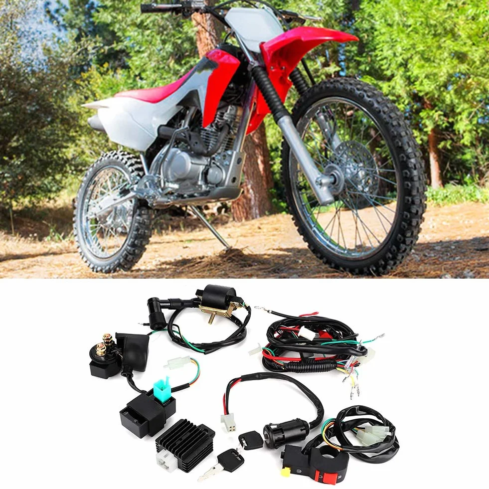Quad Rozrusznik Elektryczny Okablowanie Pit Bike 110 Pełny Zestaw