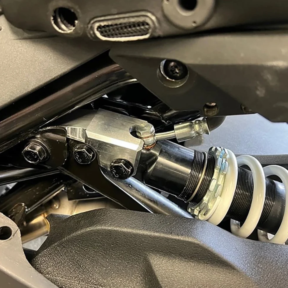 Shkalacar Zestaw do podnoszenia tylnego amortyzatora, akcesoria motocyklowe rajdowe 3-calowy zestaw do podnoszenia tylnego amortyzatora dla Can-Am Ryker 600-900 Ryker
