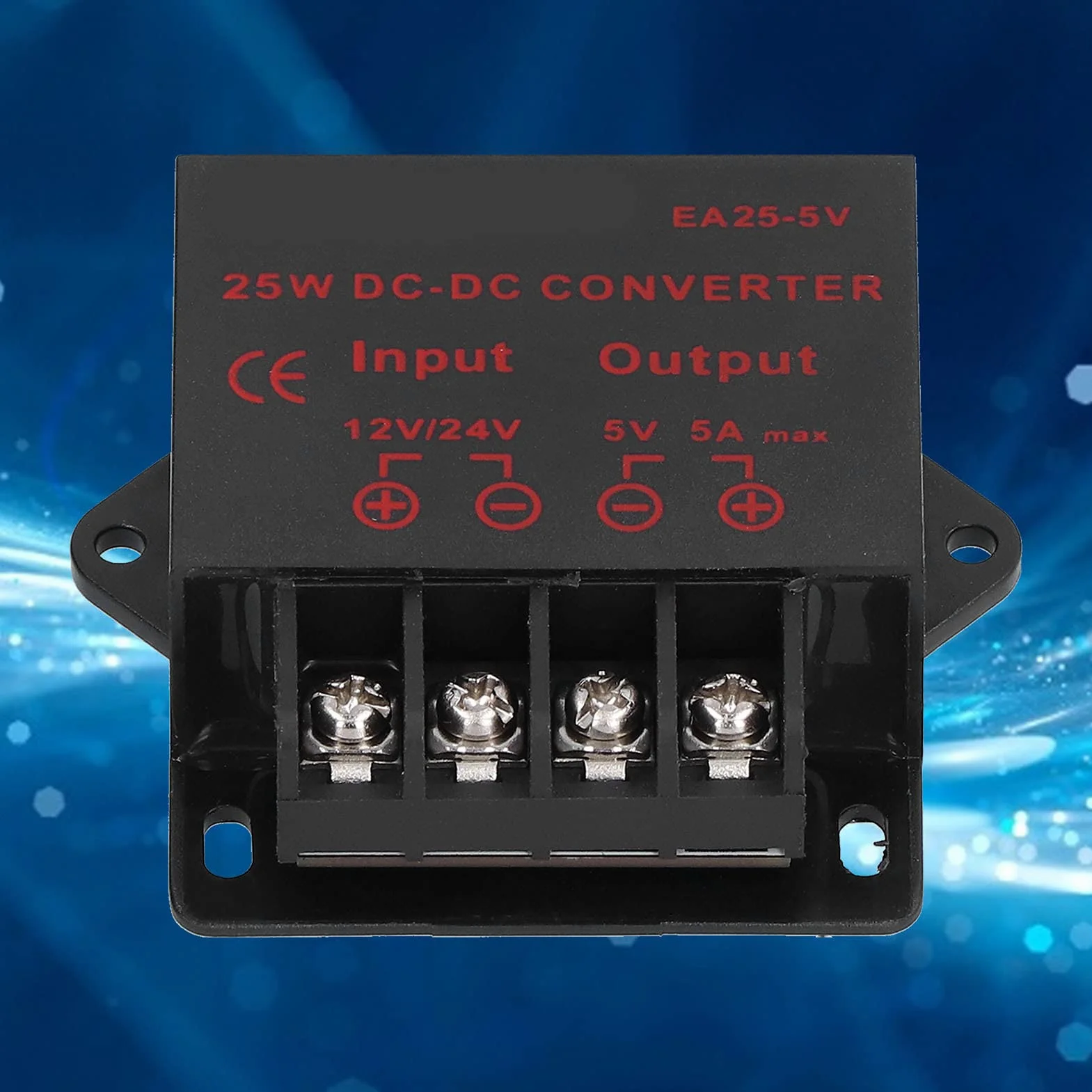 EA25-5V 12V do 5V 5A Zasilacz Samochodowy LED 25W Moduł DC 24V Spadek 5V Zmodyfikowany Samochód Moduł Transformatora Zasilającego