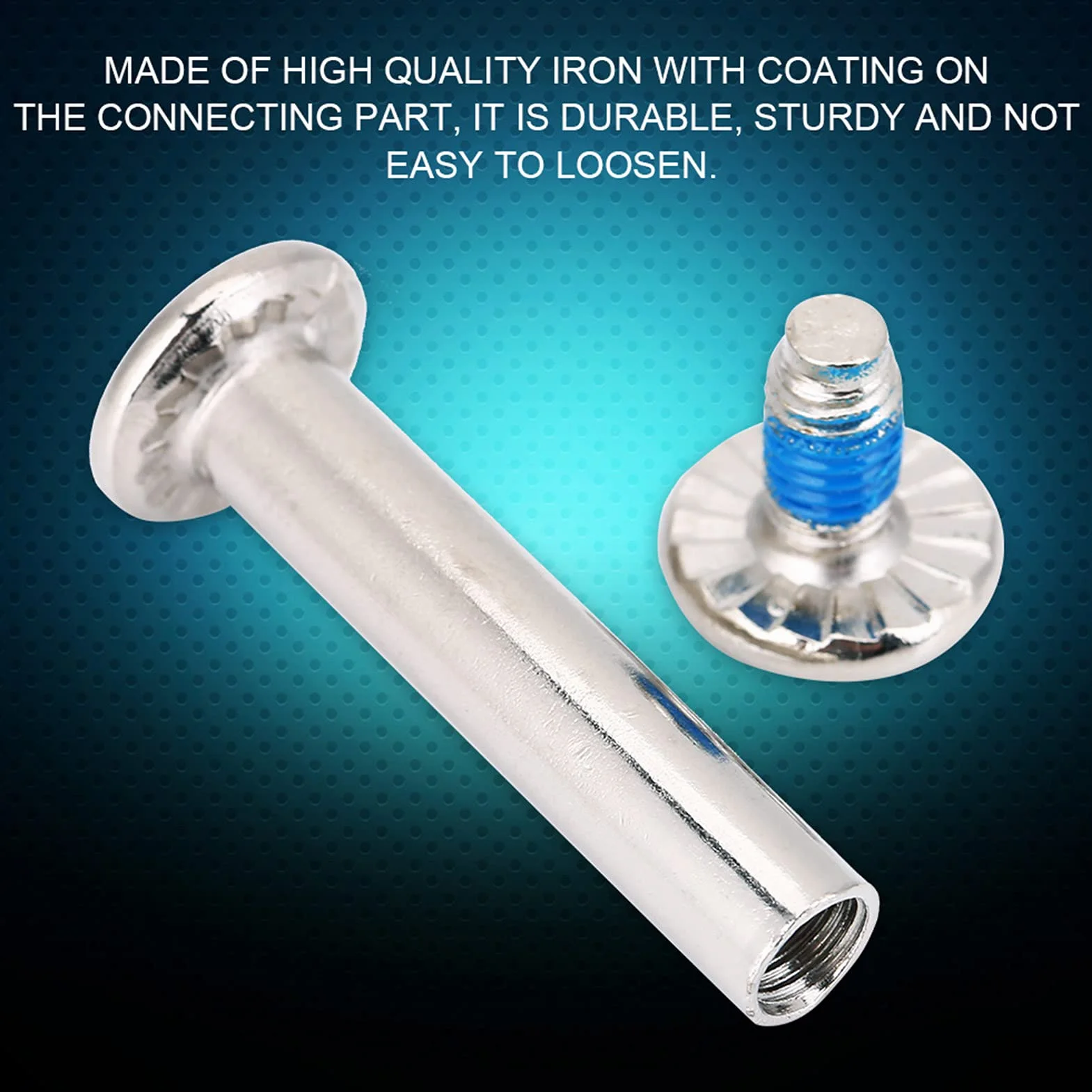 Yosoo Health Gear Śruby do kół łyżwiarskich 10 szt. 31 mm 36 mm żelazne