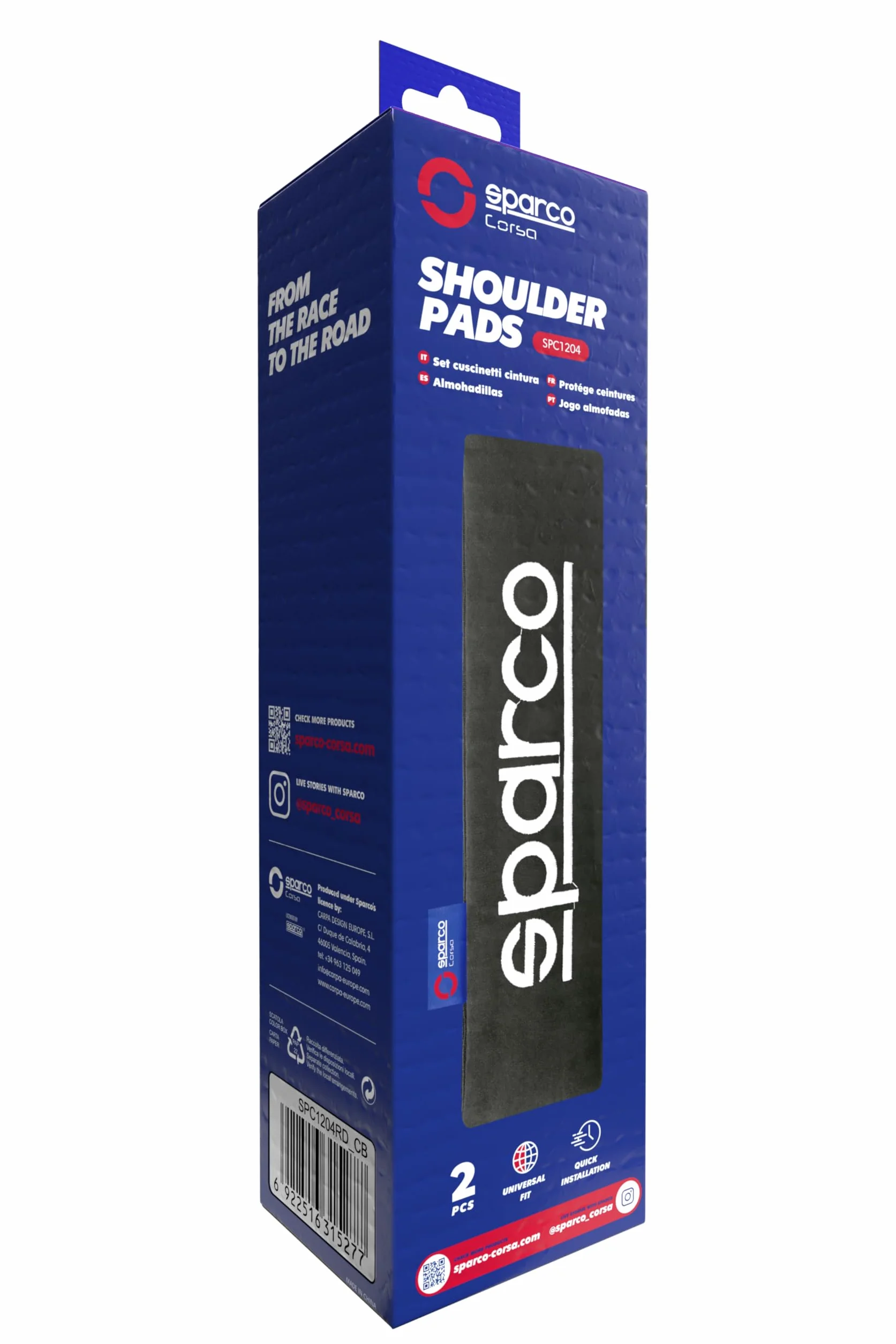 Sparco 2-częściowy zestaw łożysk pasowych SPC1204