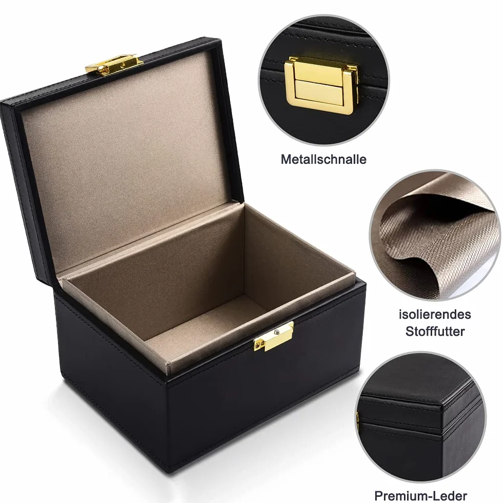 Diyife Faraday Box w Zestawie z etui Blokującym Sygnał, Etui na Kluczyki Samochodowe, Zabezpieczenie Przed Kradzieżą, etui Blokujące Sygnał RFID, Etui na Kluczyki Samochodowe, Telefony, Karty