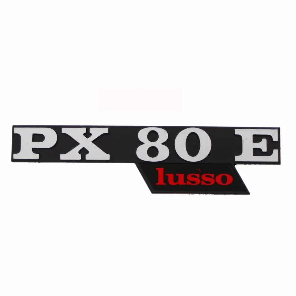 Emblemat osłona boczna do Vespa PX 80 Lusso 130 x 33 mm