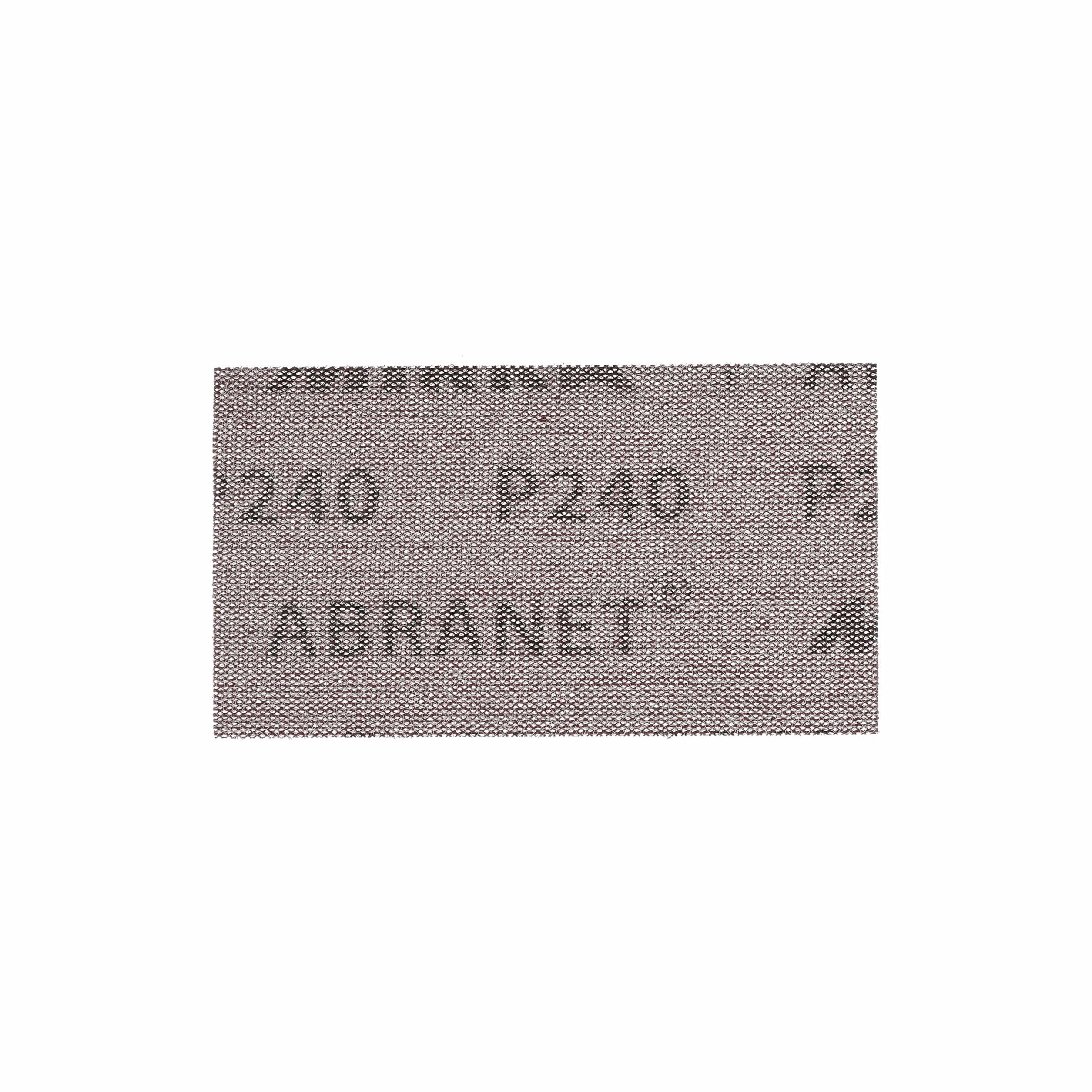 Mirka Abranet siatka ścierna 70x125 mm rzep/ziarnistość P240 / 50 szt/do szlifowania drewna, szpachli, lakieru, tworzyw sztucznych / 5414905025