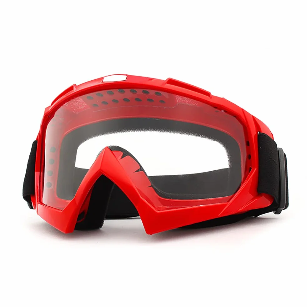 Gogle Motocyklowe ATV Motocross Ochrony UV Przeciwwiatrowe Pyłowe Okulary Narciarskie