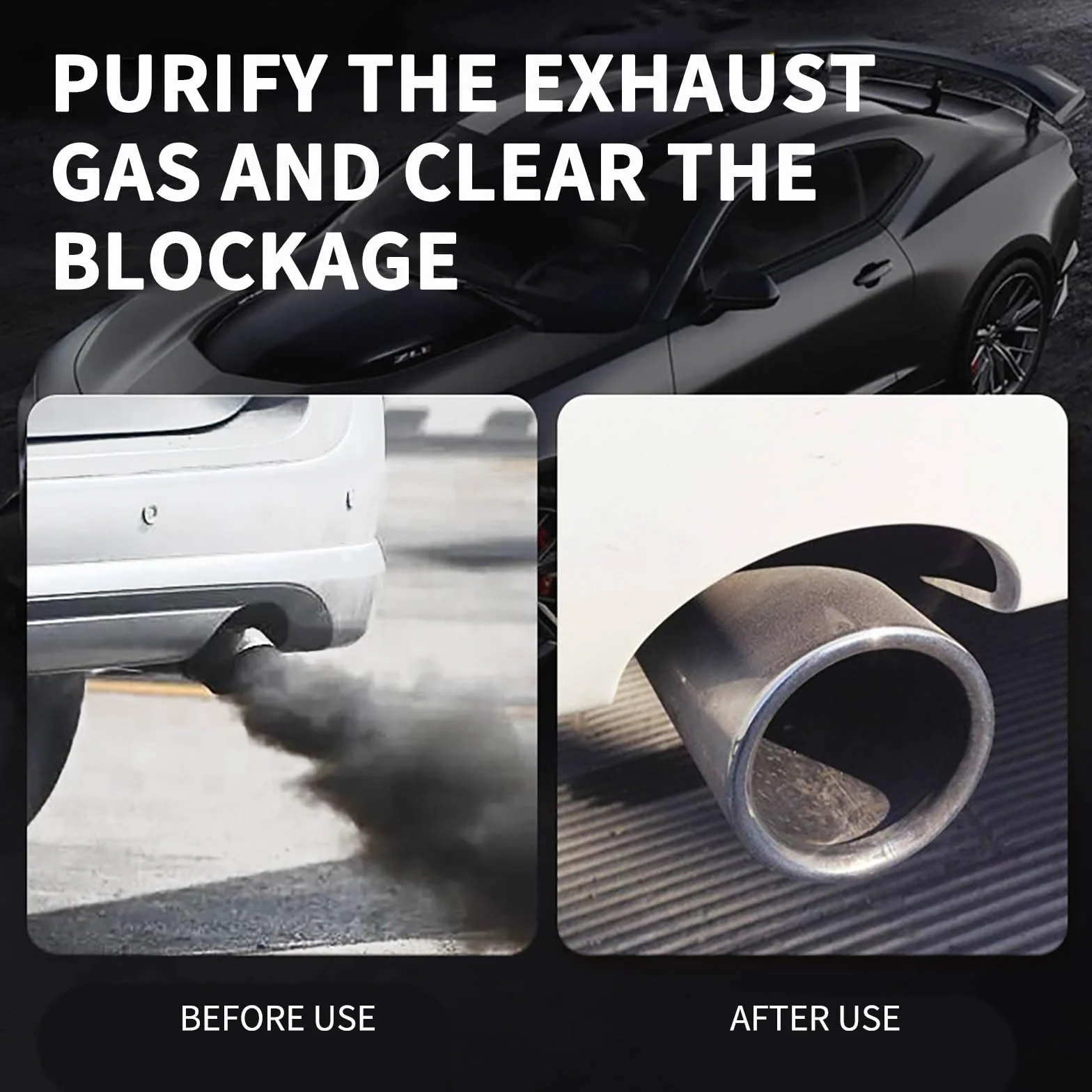 Boost Up Catalytic Converter Cleaner 120ml Fuel Exhaust System Cleaner for Gasoline Diesel Car 3PCS