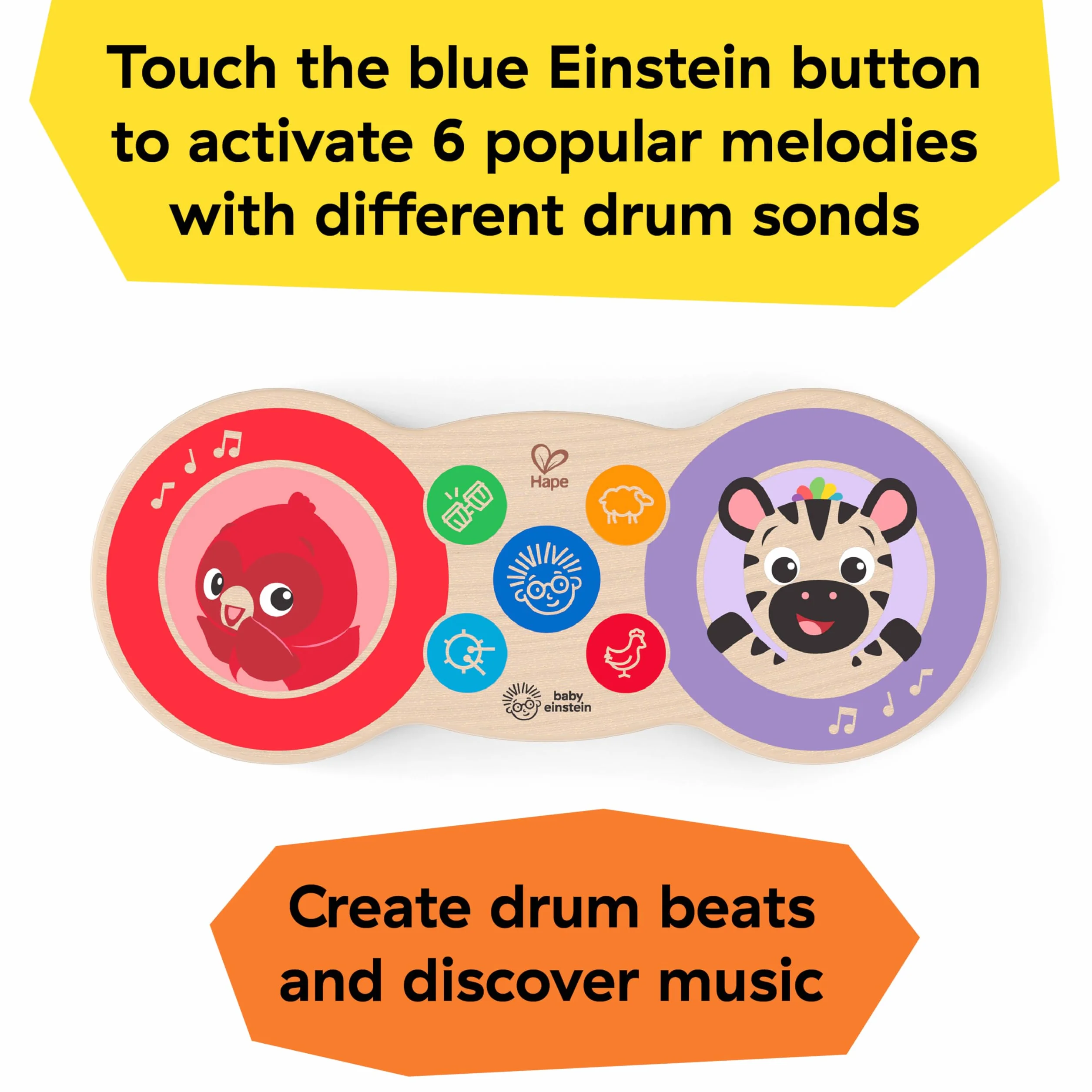 Baby Einstein 12610 Zabawka Muzyczna, Wielokolorowy, 6-36 Miesięcy
