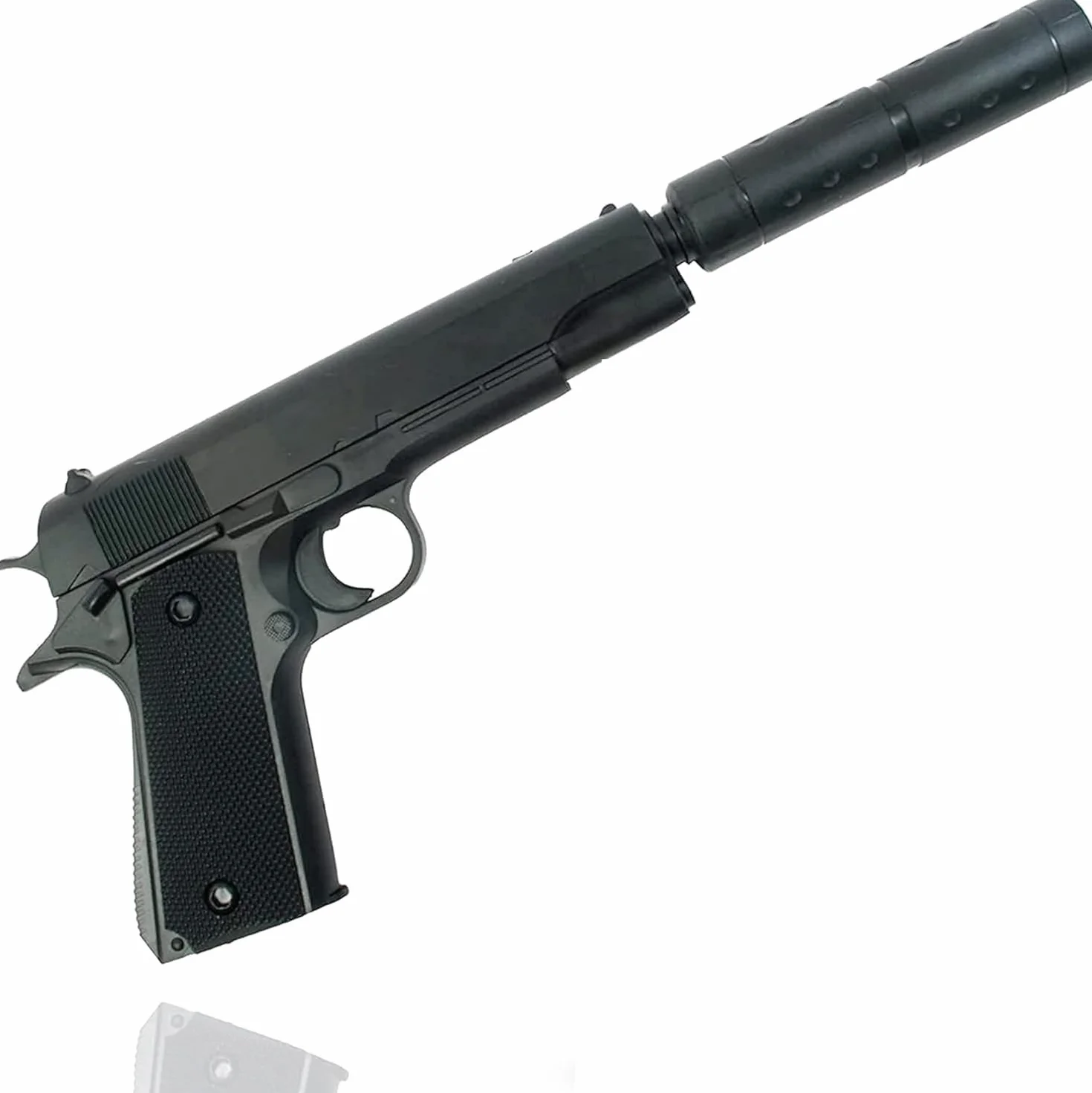 3 x pistolet z tłumikiem, kostium dla dorosłych 6 mm, na karnawał, pistolet tajny agent, Lara Croft, SWAT, Tomb Raider, policja (3X)