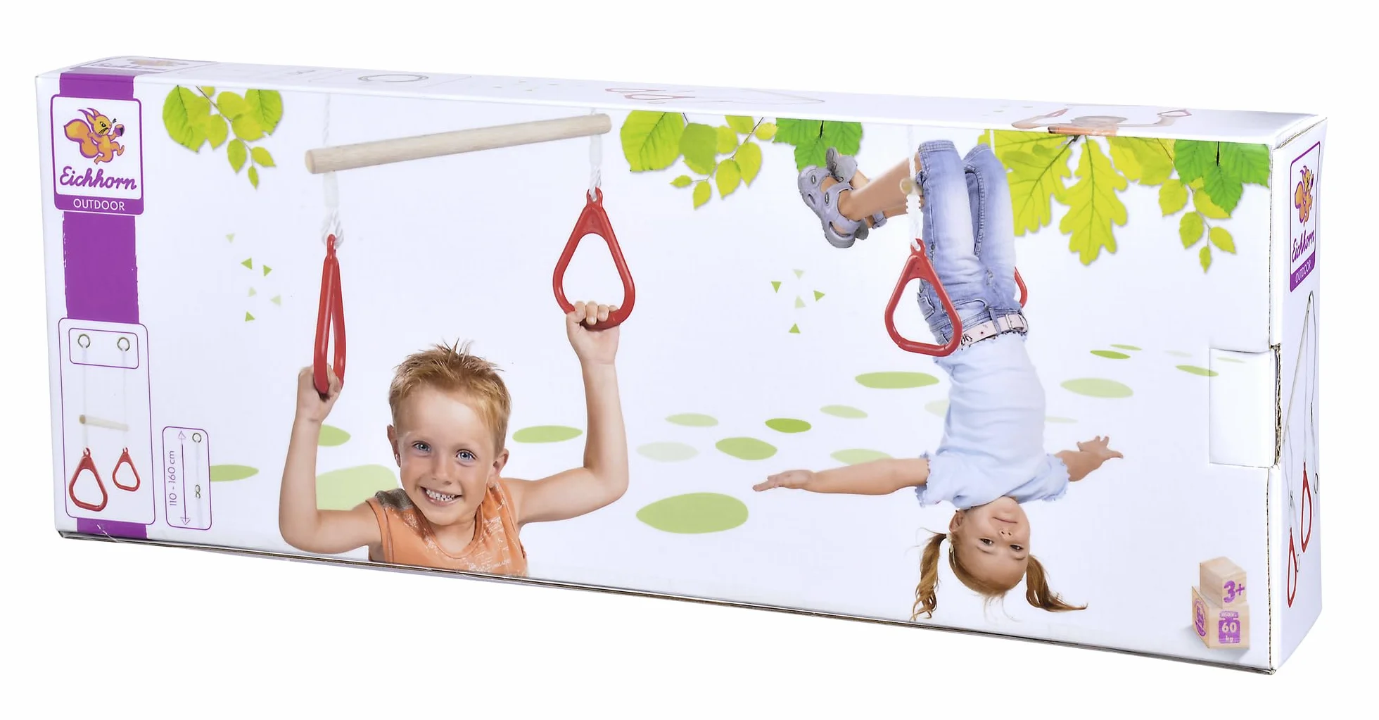 Eichhorn Outdoor Zestaw Gimnastyczny, Wielokolorowy, Od 3 lat