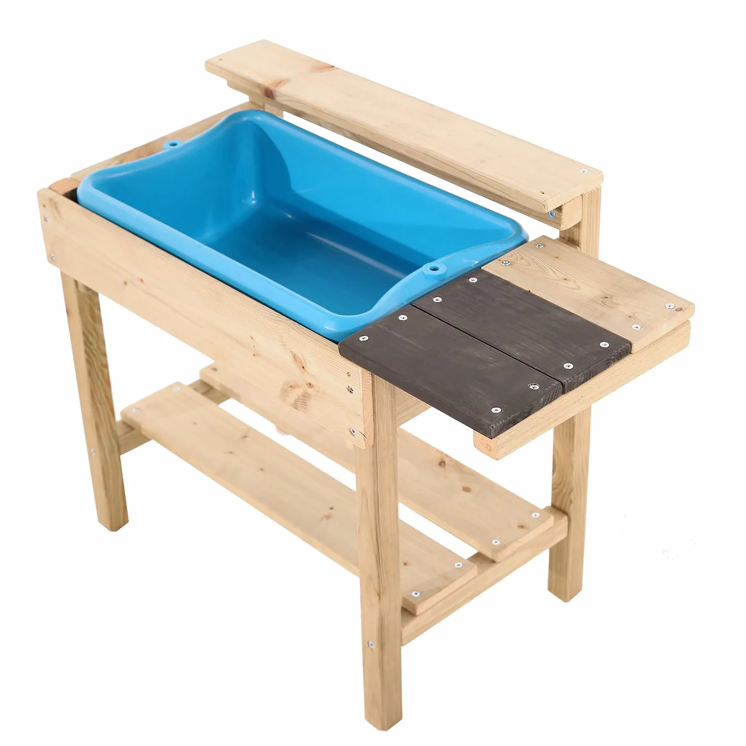 TP Toys 310 Wooden Mud Kitchen TP Muddy Cook drewniane błoto kuchenne, kolor drewna, 33 x 54 x 58 cm