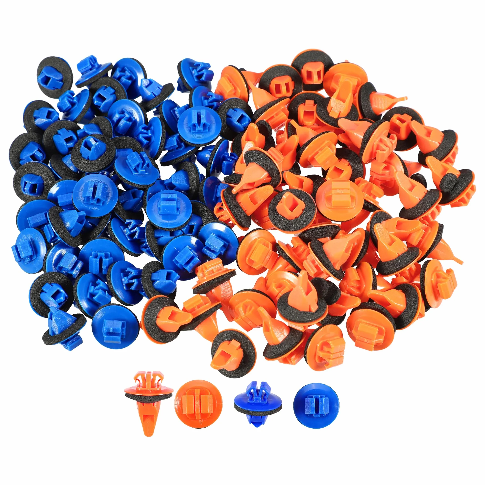 Fender Flare Clips 7549535010 7539735010 Zestaw nitów do mocowania zderzaka Toyota 4Runner 2003-2023 plastikowy niebieski 50 sztuk