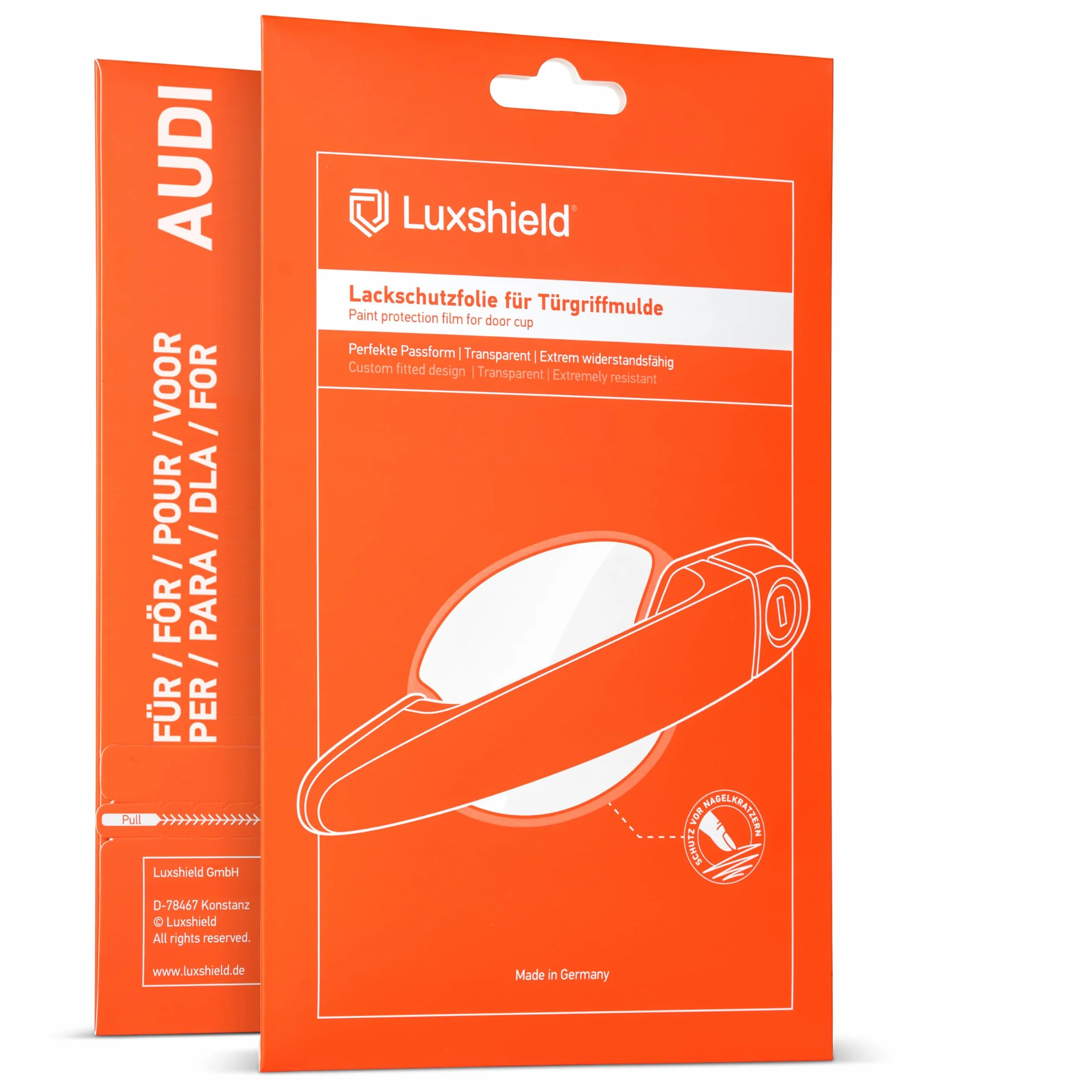 Luxshield folia ochronna na klamki Audi Q7 2 (II) 4M 2015-2026 przezroczysta błyszcząca
