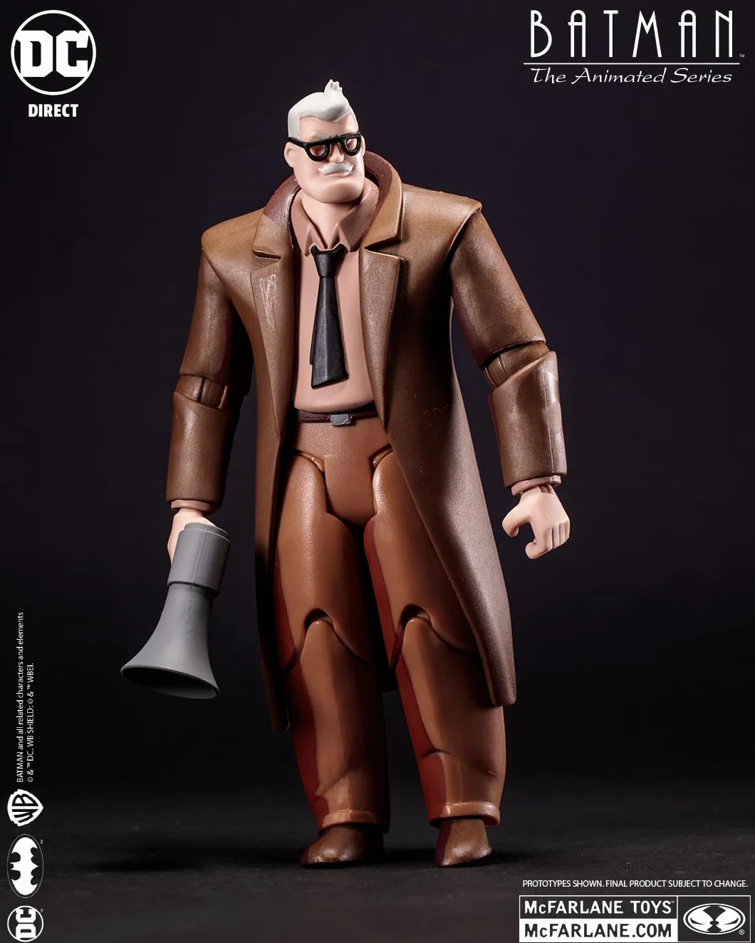 DC Direct - Batman: The Animed Series Commissioner Gordon 15.2 cm figurka - Build-A Wave 2