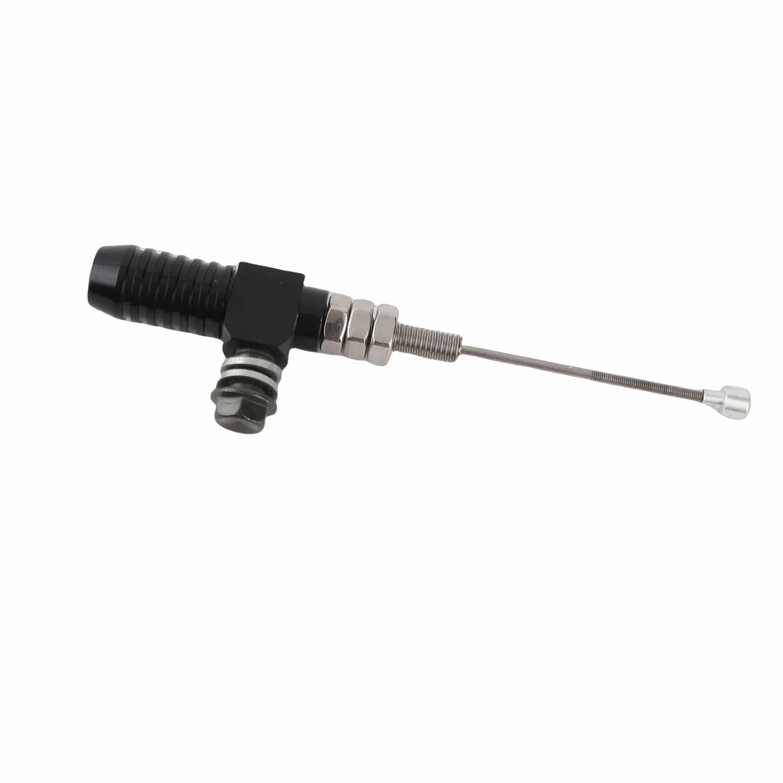 KIMISS M10x1,25mm Uniwersalne motocyklowe sprzęgło hydrauliczne, KI6169 Motocyklowe sprzęgło hydrauliczne Pompa hamulcowa do Dirt Bike Pit Bike ATV Quad Scooter Motorcycle (czarny)