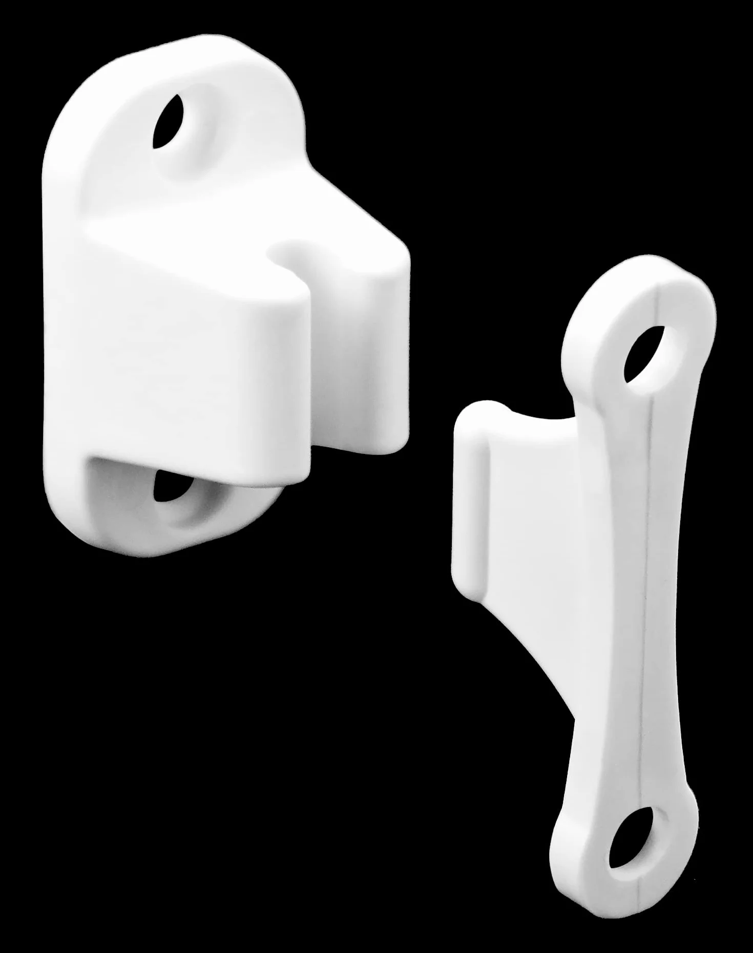 QWORK® 2-pakowy zatrzask do przyczepy kempingowej i przyczepy kempingowej, wytrzymały plastikowy zatrzask do drzwi przyczepy kempingowej Akcesoria do przyczep kempingowych