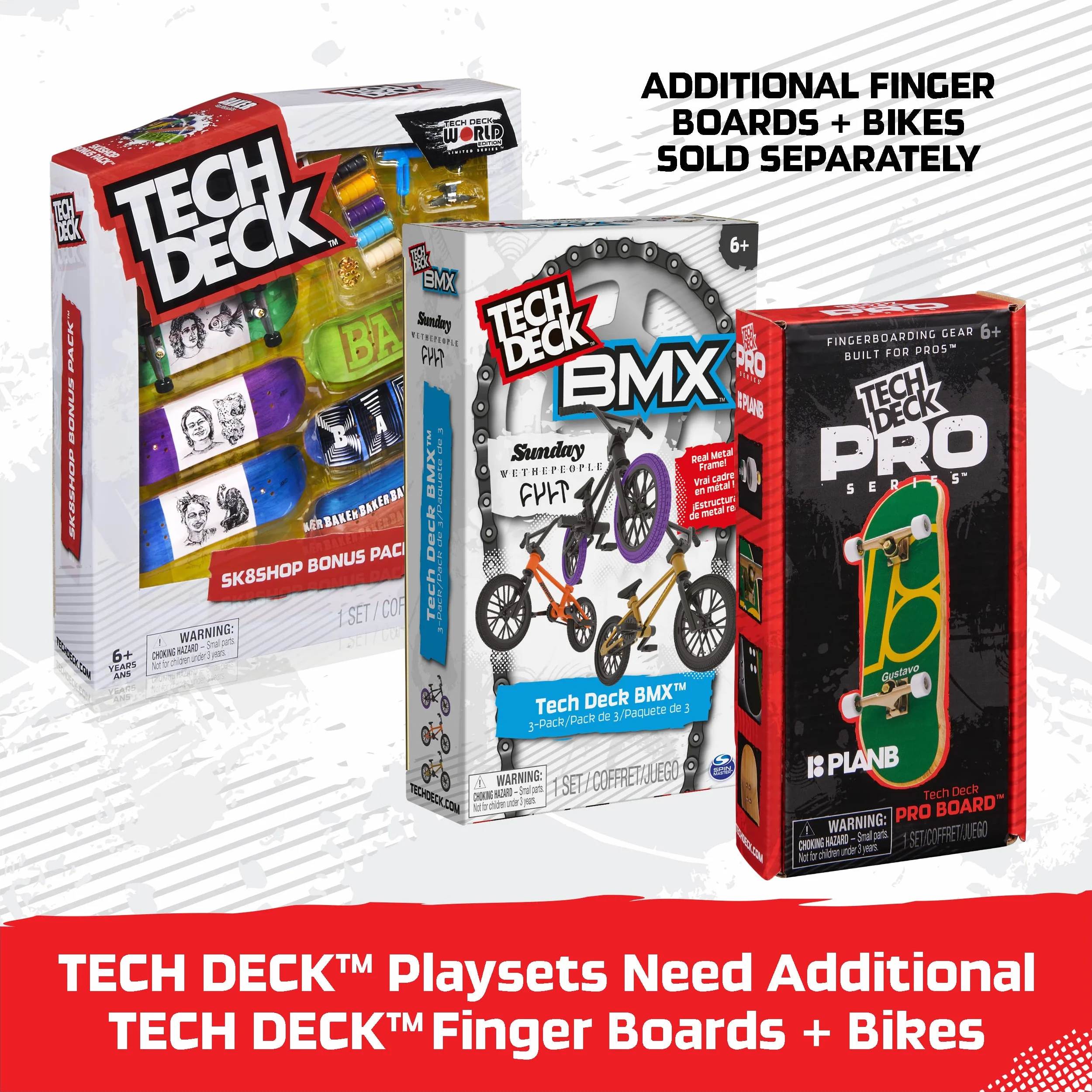Tech Deck Ted Acs Play N Display Sk8Shop Gml Zabawkowa Rampa, Wielokolorowy, Od 6 Lat