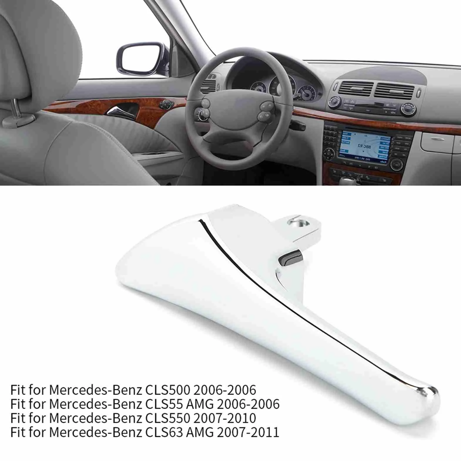 Klamka chrom do drzwi wewnętrznych W211 E-Class E320 E500 E63 AMG lewy