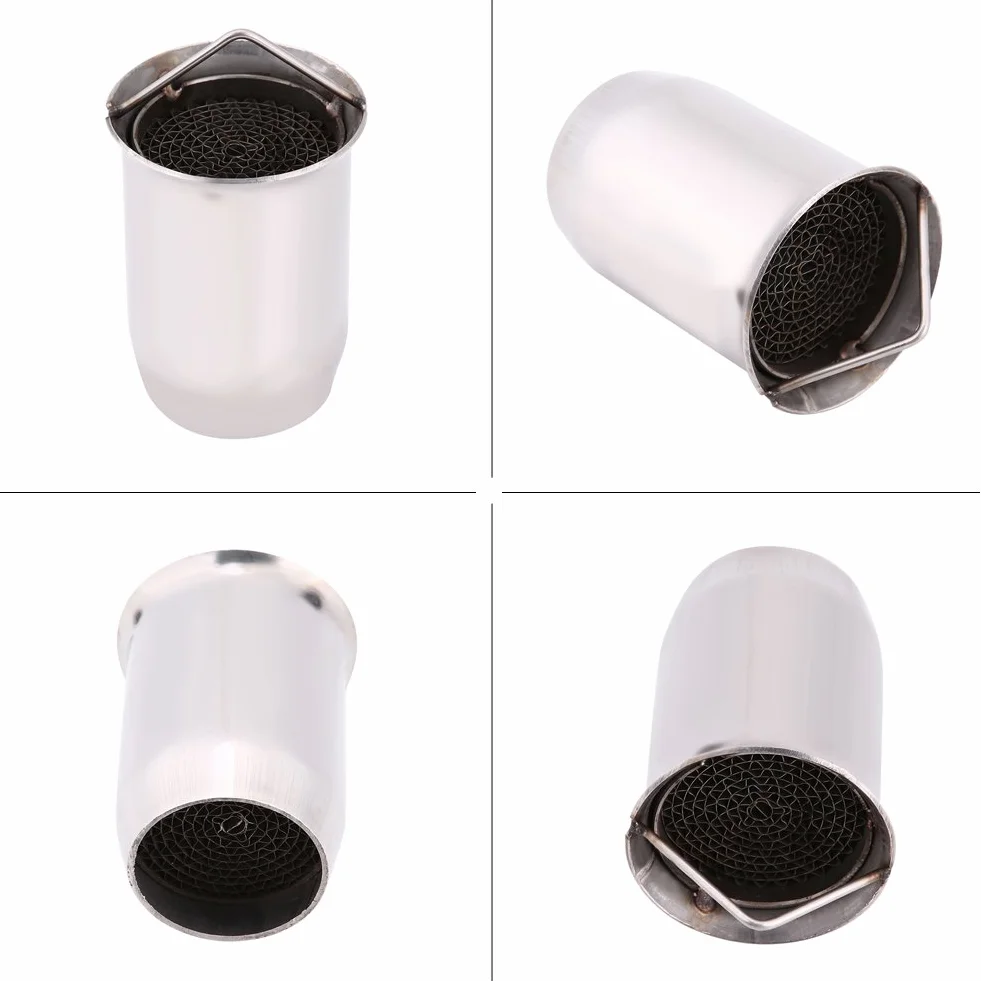 Exhaust Baffle-51 mm Db Killer rura wydechowa Db Killer, uniwersalna rura wydechowa do motocykla, ze stali nierdzewnej, zdejmowana, redukcja szumów (styl 4)
