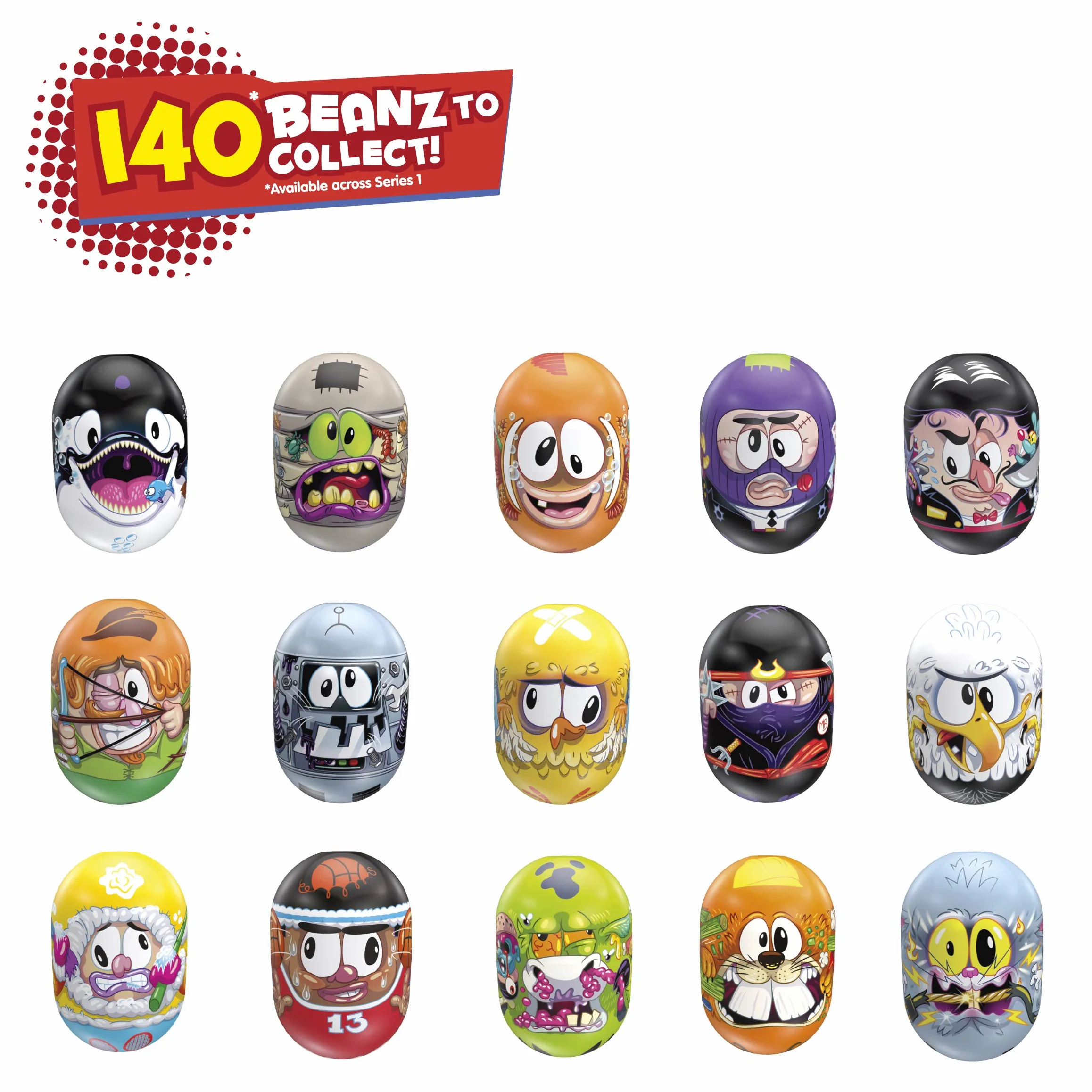 Mighty Beanz Slam Pack (seria 1), Multi, 66522