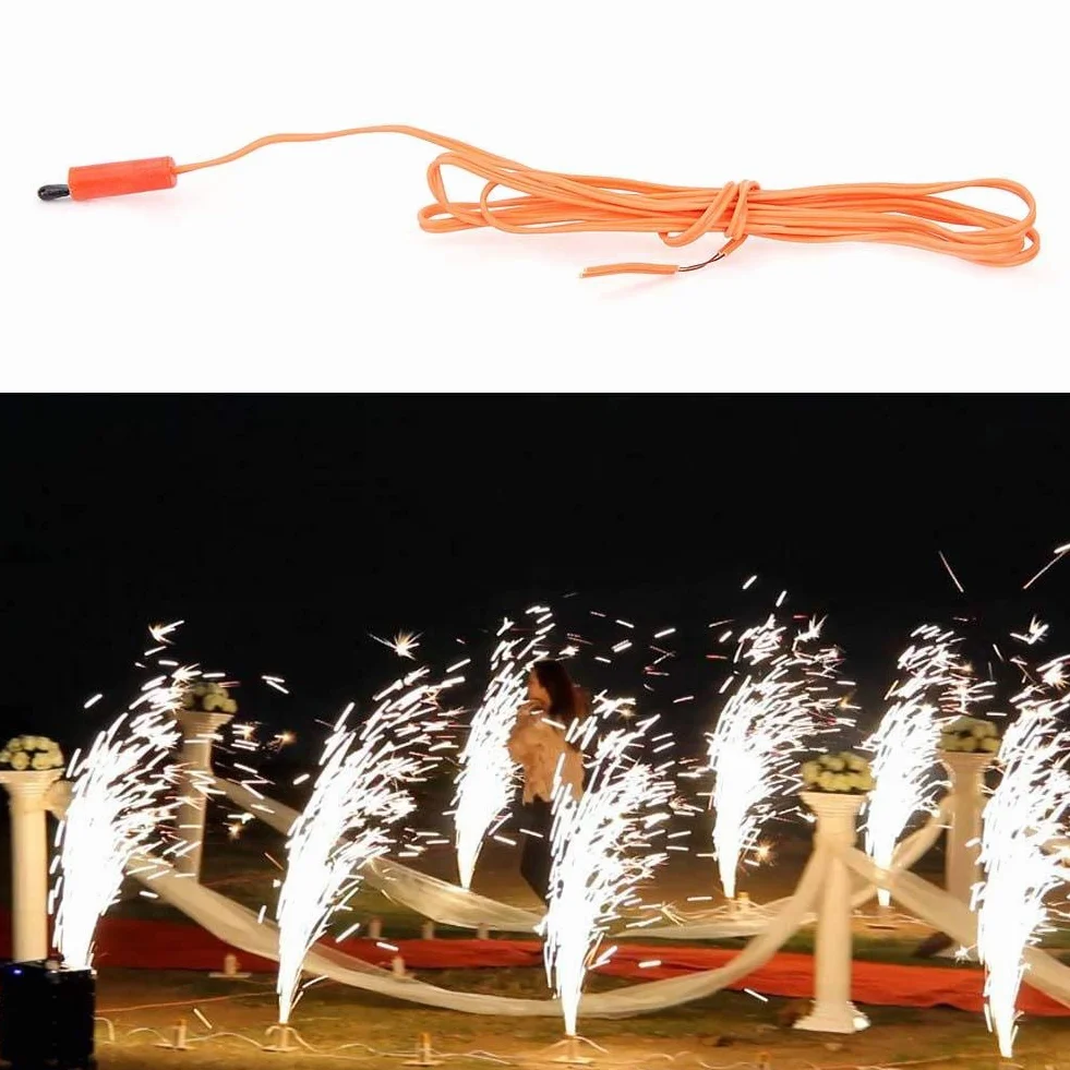 Nikou Kabel zapłonowy - 50 szt. 30 cm 100 cm 200 cm 300 cm przenośny bezprzewodowy pilot elektroniczny kabel fajerwerki odporność na zużycie (100 cm)