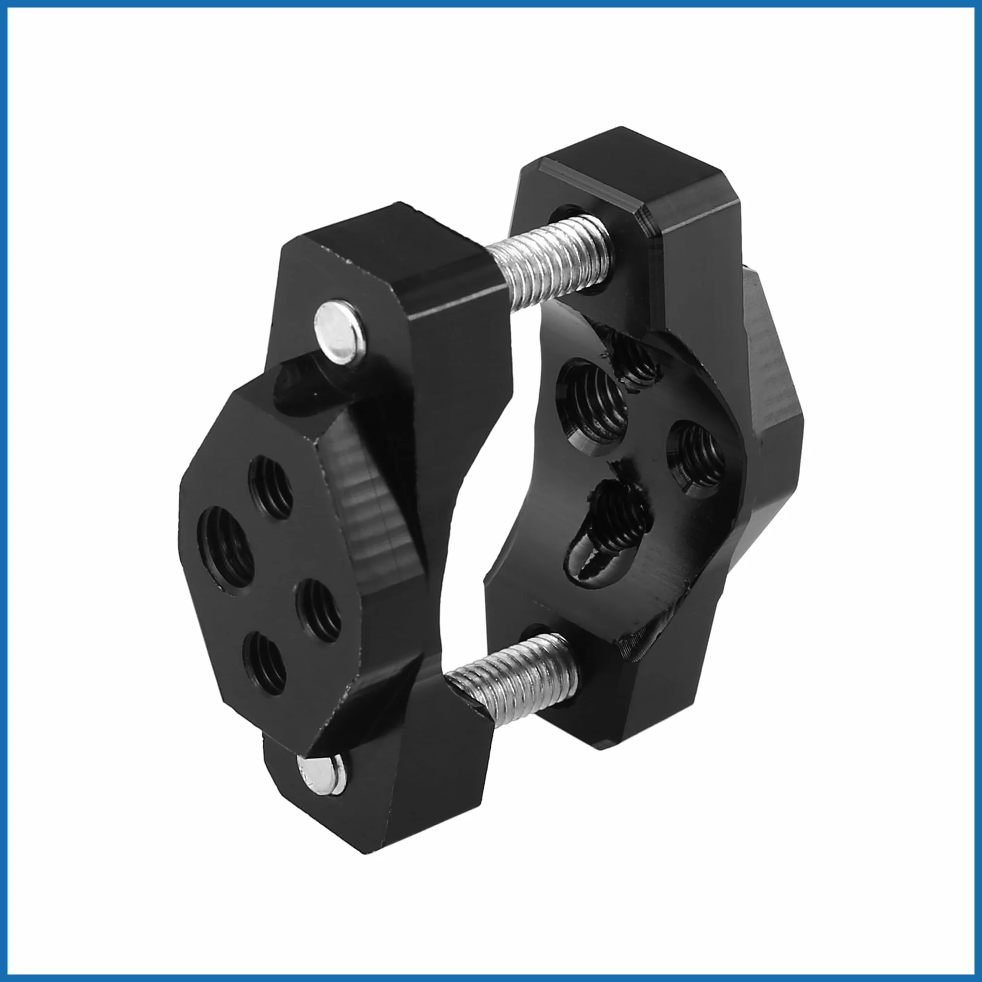 ABSOPRO Kierownica Zacisk do motocykla Sportbike 17-32 mm Czarny