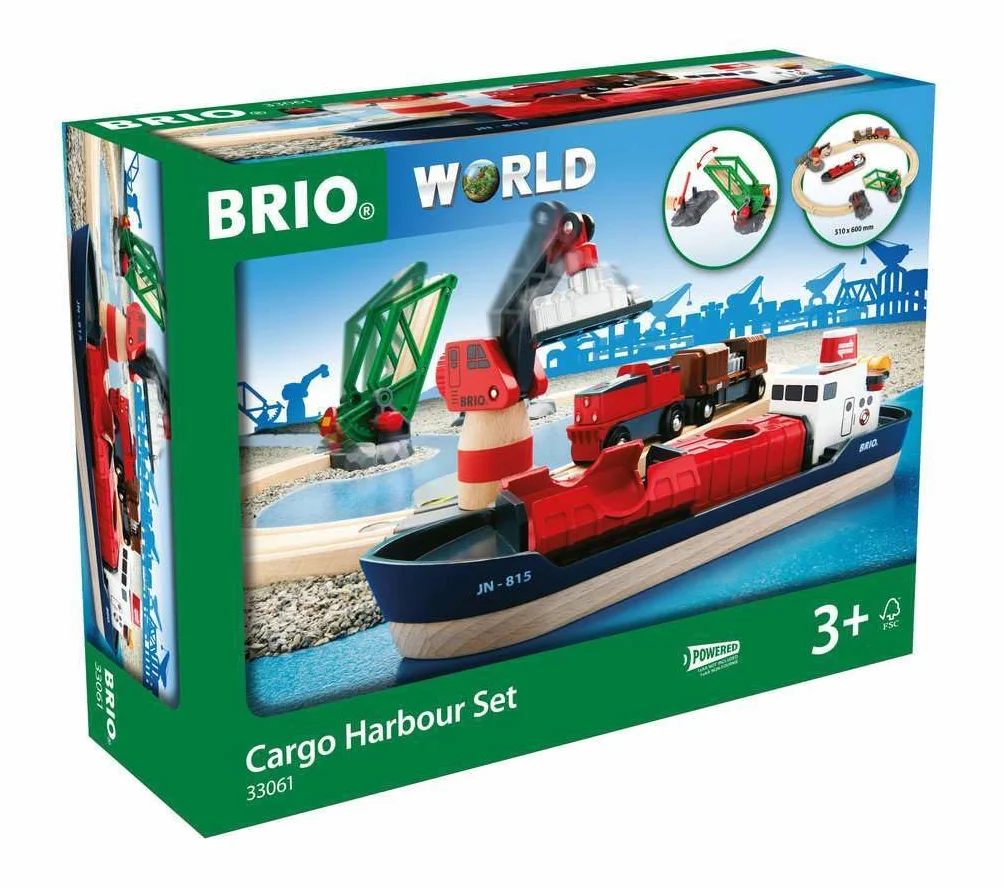 Brio 63306100 Port Przeładunkowy (63306100) Bezpieczna Zabawka Dla Dzieci Powyżej 3 Lat