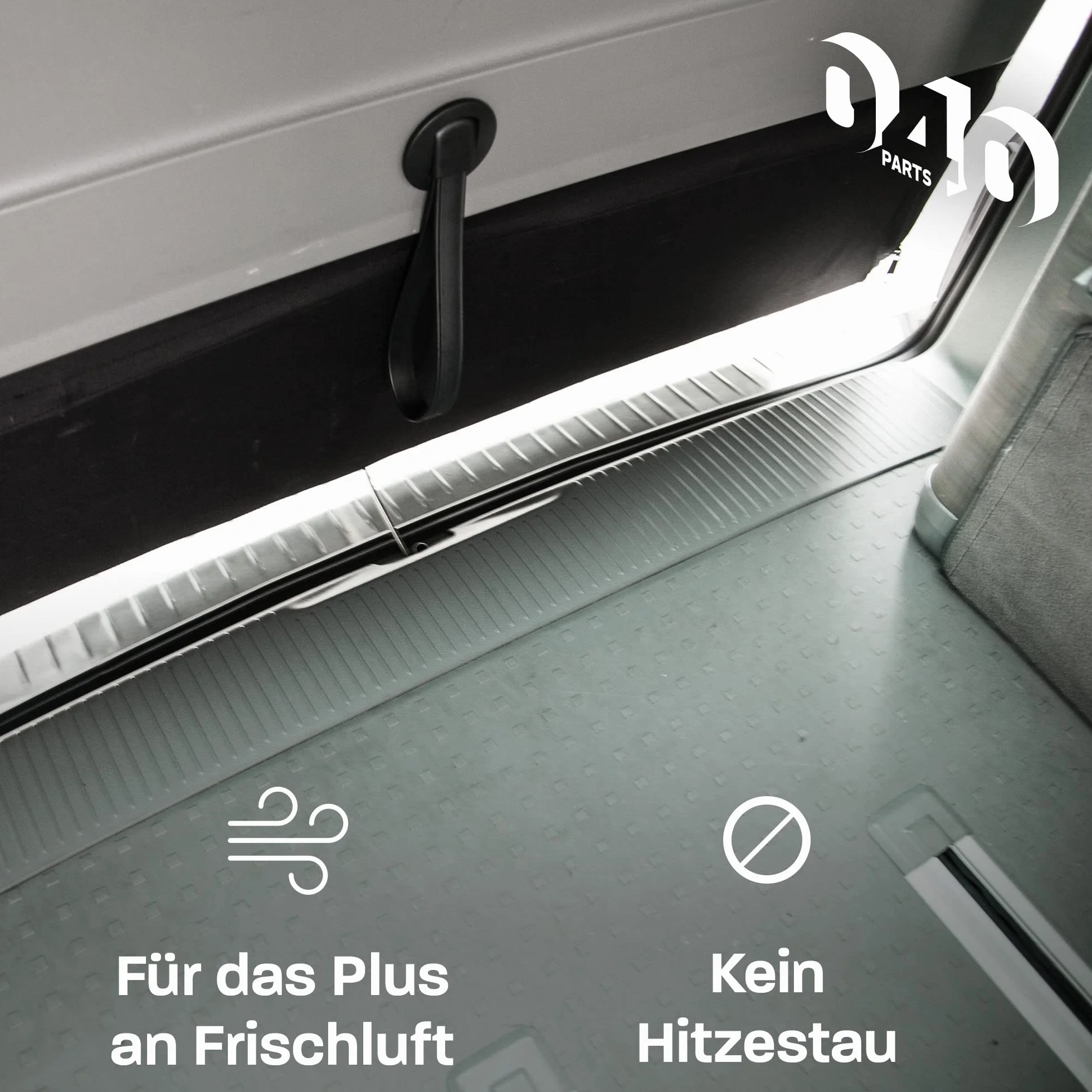 Extra langer Frischluft Heckklappen Aufsteller 20 cm für VW T6, T5, T4 California Beach, Golf und viele mehr.