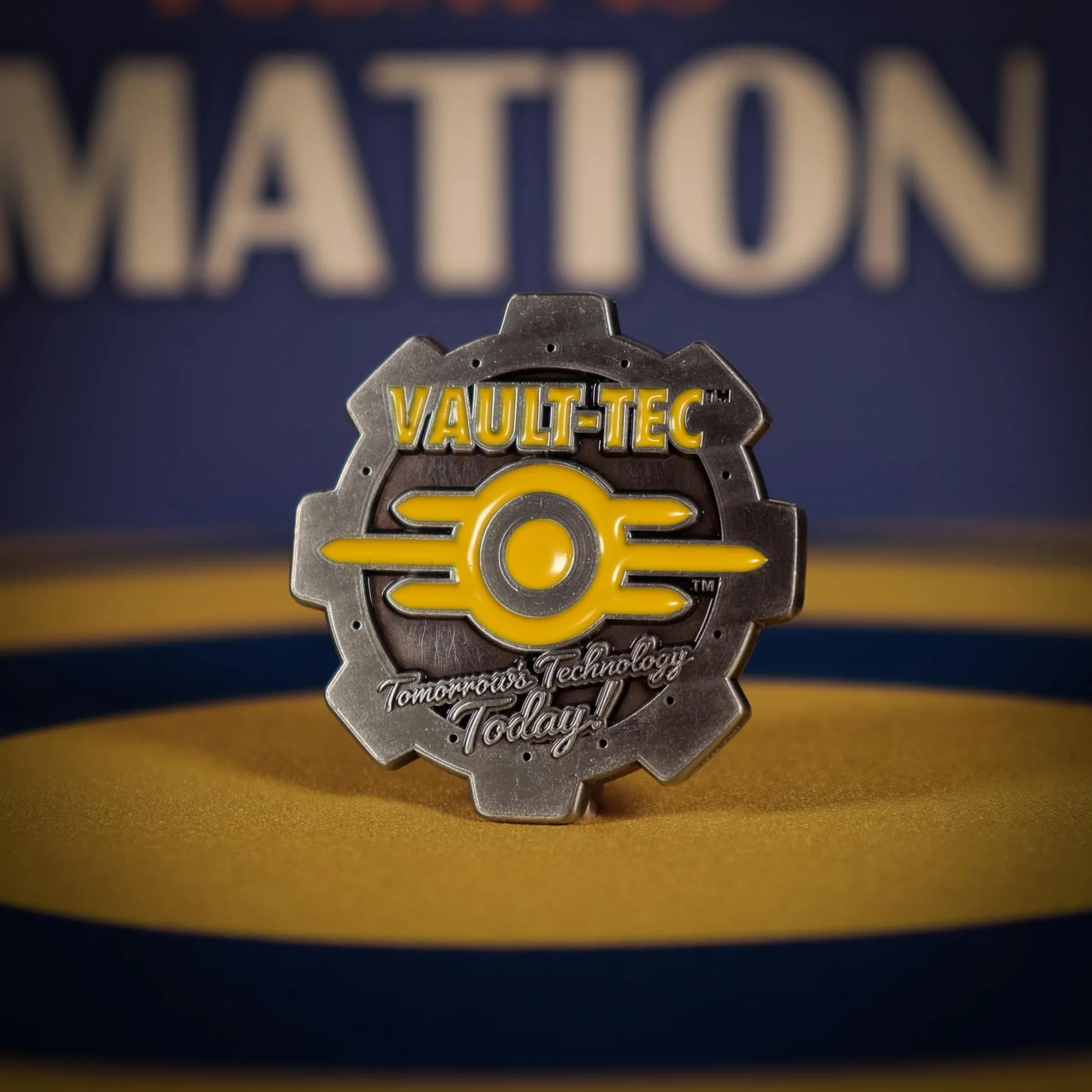 Fallout - edycja limitowana moneta - Vault 111 drzwi
