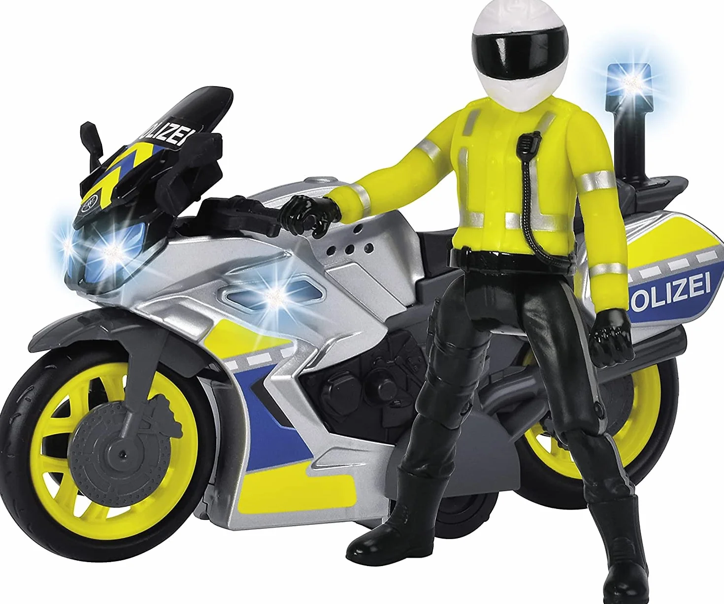Dickie 203712018026, SOS Motocykl policyjny, 17 cm, wersja polska, od 3 lat