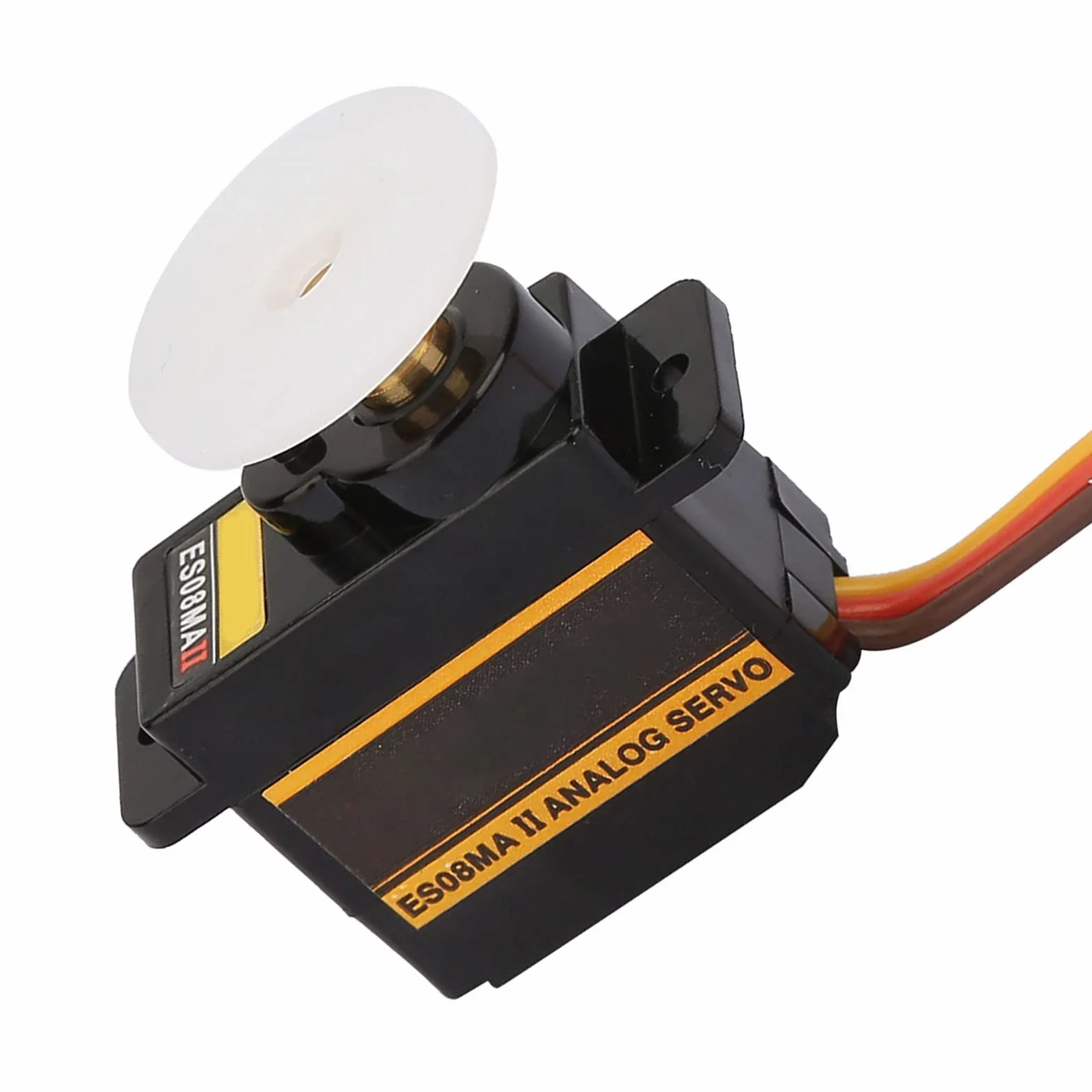 Akozon ES08MA II - Servo Analogowe Szybkie z Metalowym Sprzętem, 12G, 1,8 Kg, 10S, Futaba/Jr Kompatybilne - Idealne do Stałego Skrzydła, 450 Helikopterów i Robotów