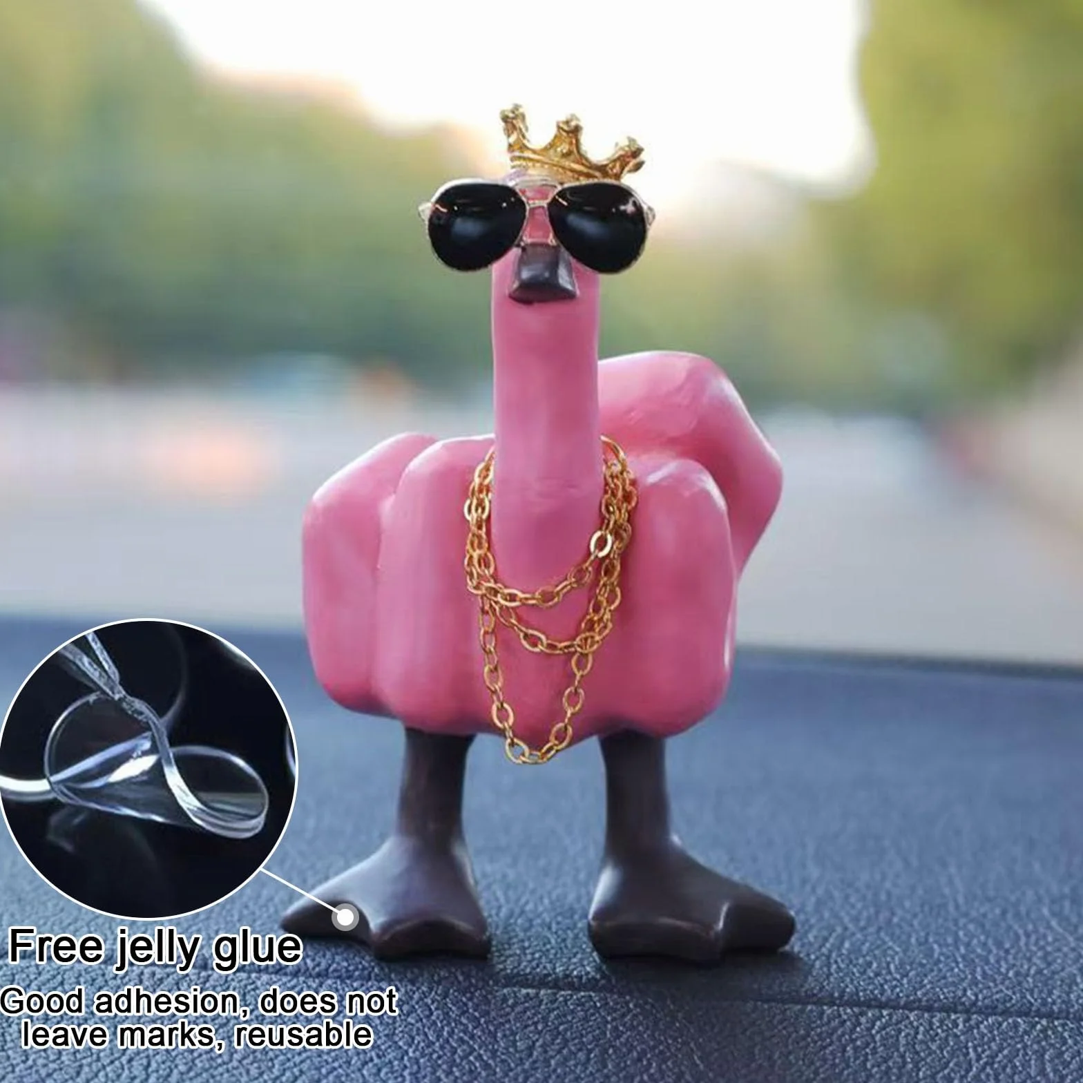 Figurka do samochodu Wackeljnikow słonecznik dekoracja deska rozdzielcza