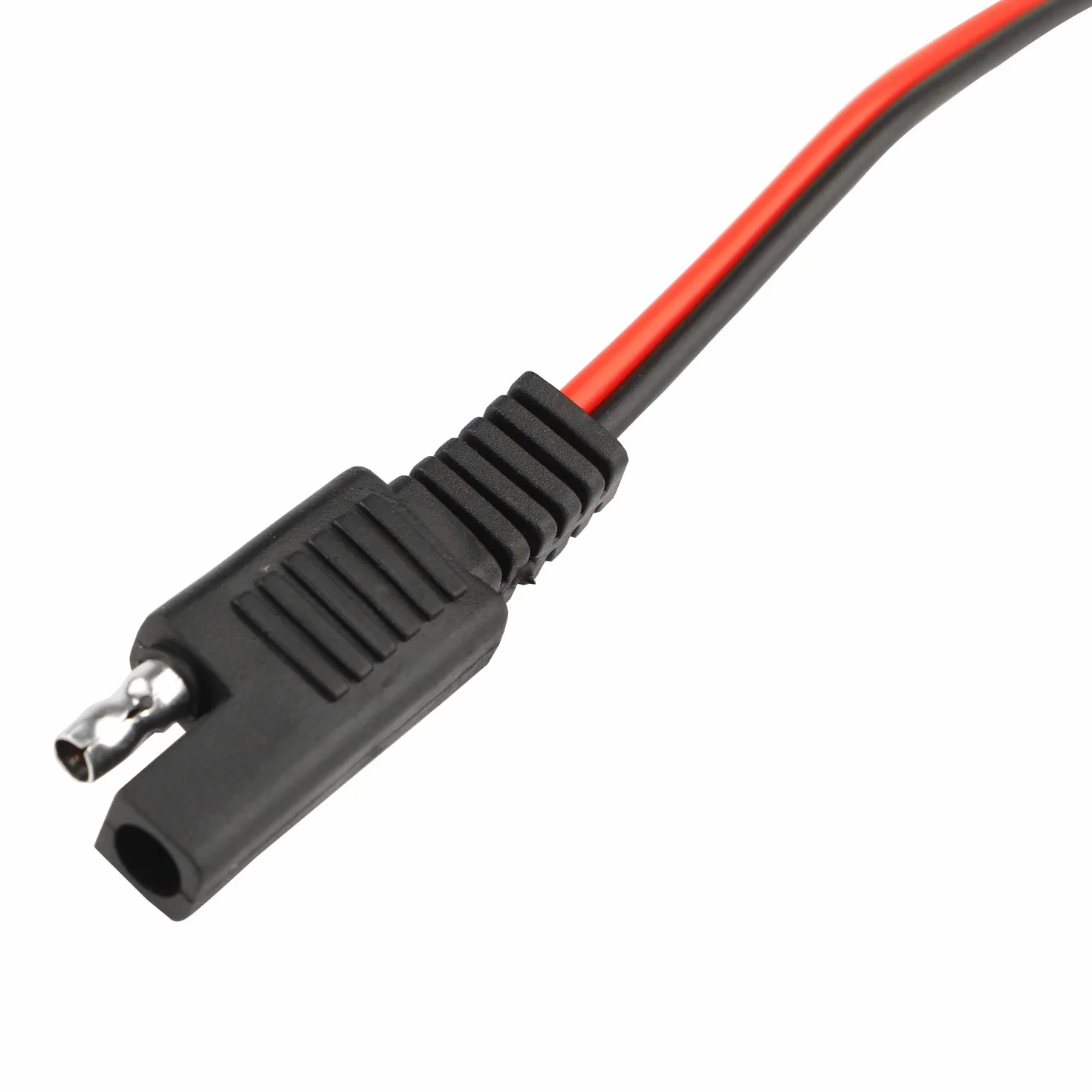 SAE DC Power Automotive Connector kabel rozdzielacz Y 1 do 2 SAE przedłużacz wiązka kabli 18 AWG 30 cm