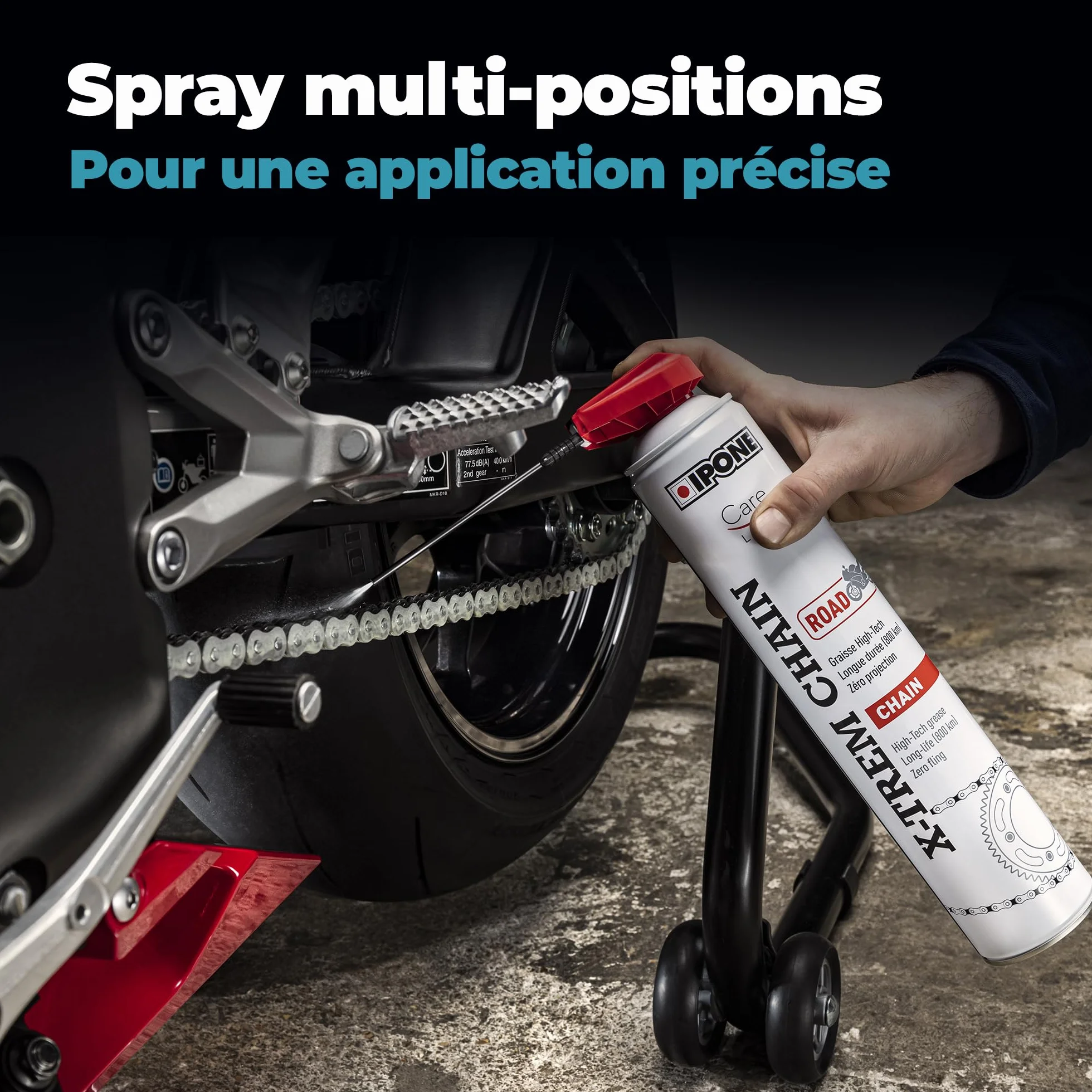 IPONE X-Trem Chain Road smar do łańcuchów motocyklowych 750 ml 800 km