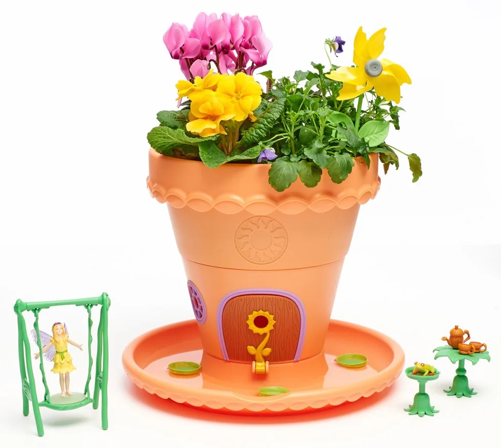 My Fairy Garden Zestaw zabawek, ogród do samodzielnego sadzenia i zabawy, magiczny ogród morski dla dzieci w wieku od 4 lat, w zestawie z nasionami trawy, kreatywny zestaw dla dziewcząt, zabawka dla małych dzieci