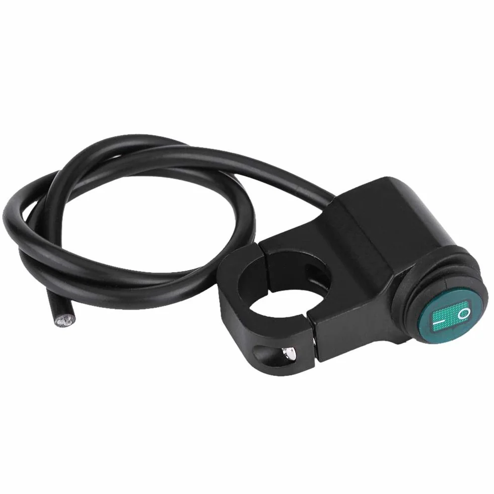 Przełącznik na kierownicę motocykla 22mm wodoodporny 12V