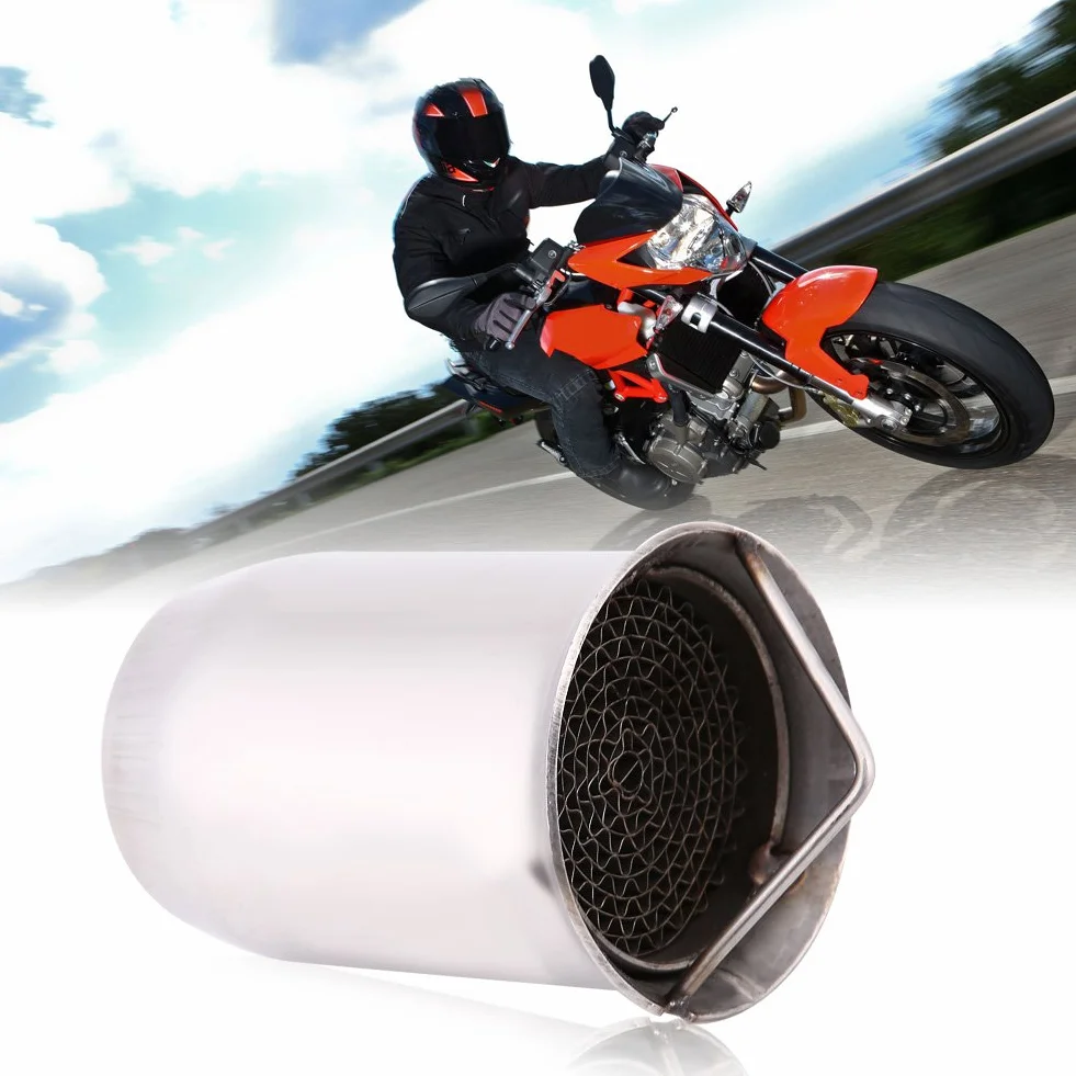 Exhaust Baffle-51 mm Db Killer rura wydechowa Db Killer, uniwersalna rura wydechowa do motocykla, ze stali nierdzewnej, zdejmowana, redukcja szumów (styl 4)